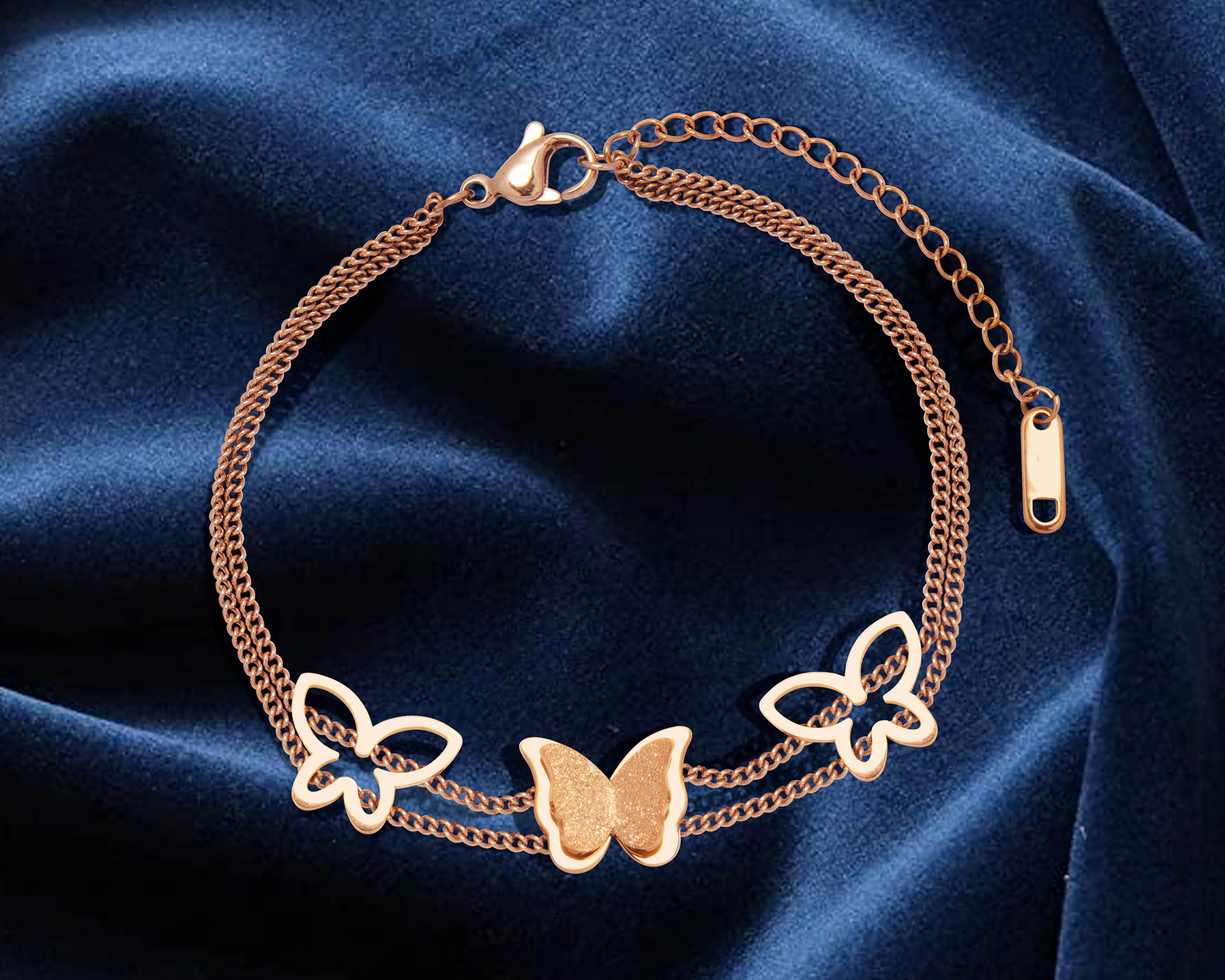 Foto 5 | Pulsera de Acero Inoxidable Sentimientos