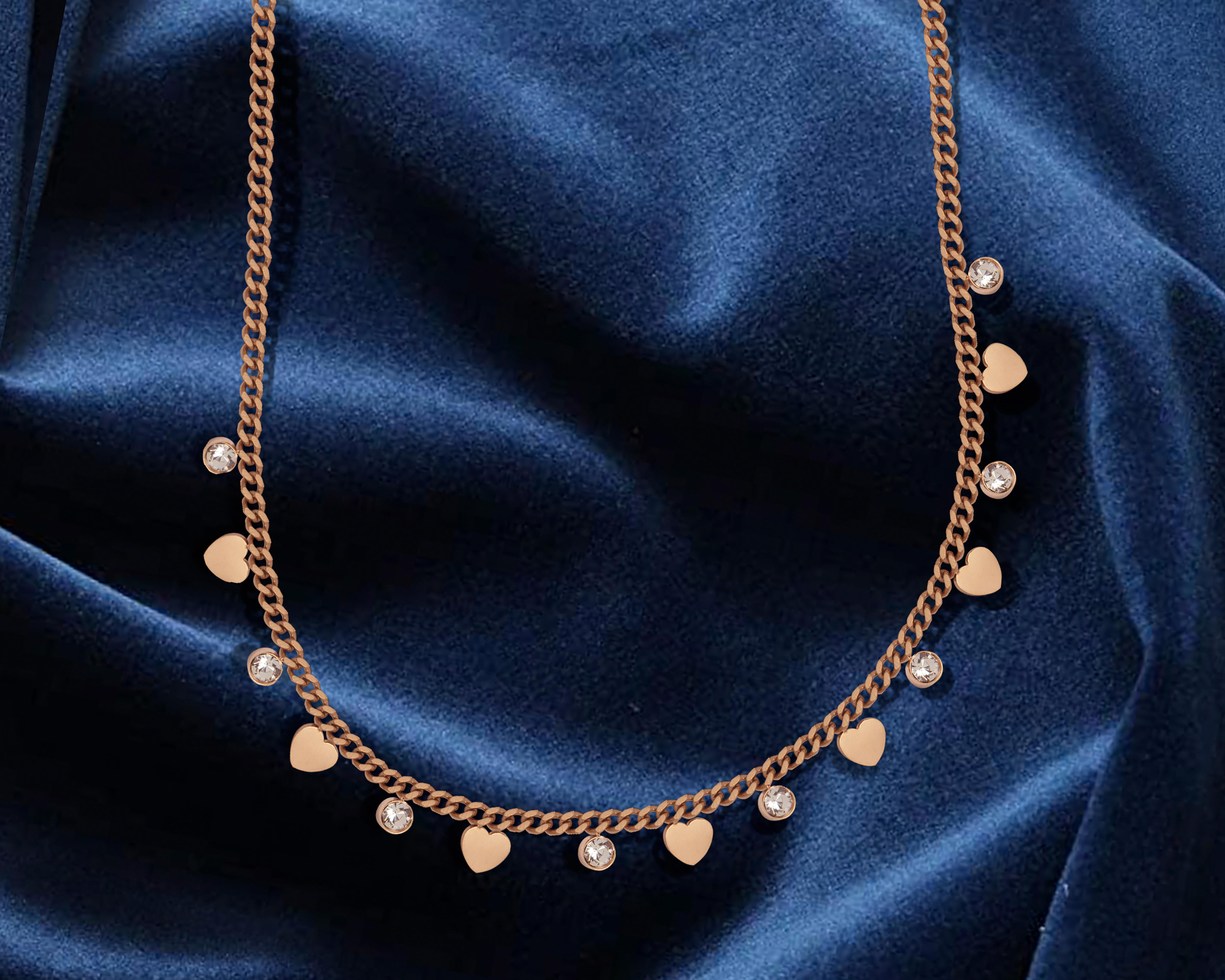Foto 6 pulgar | Collar de Acero Inoxidable Jennifer Lopez