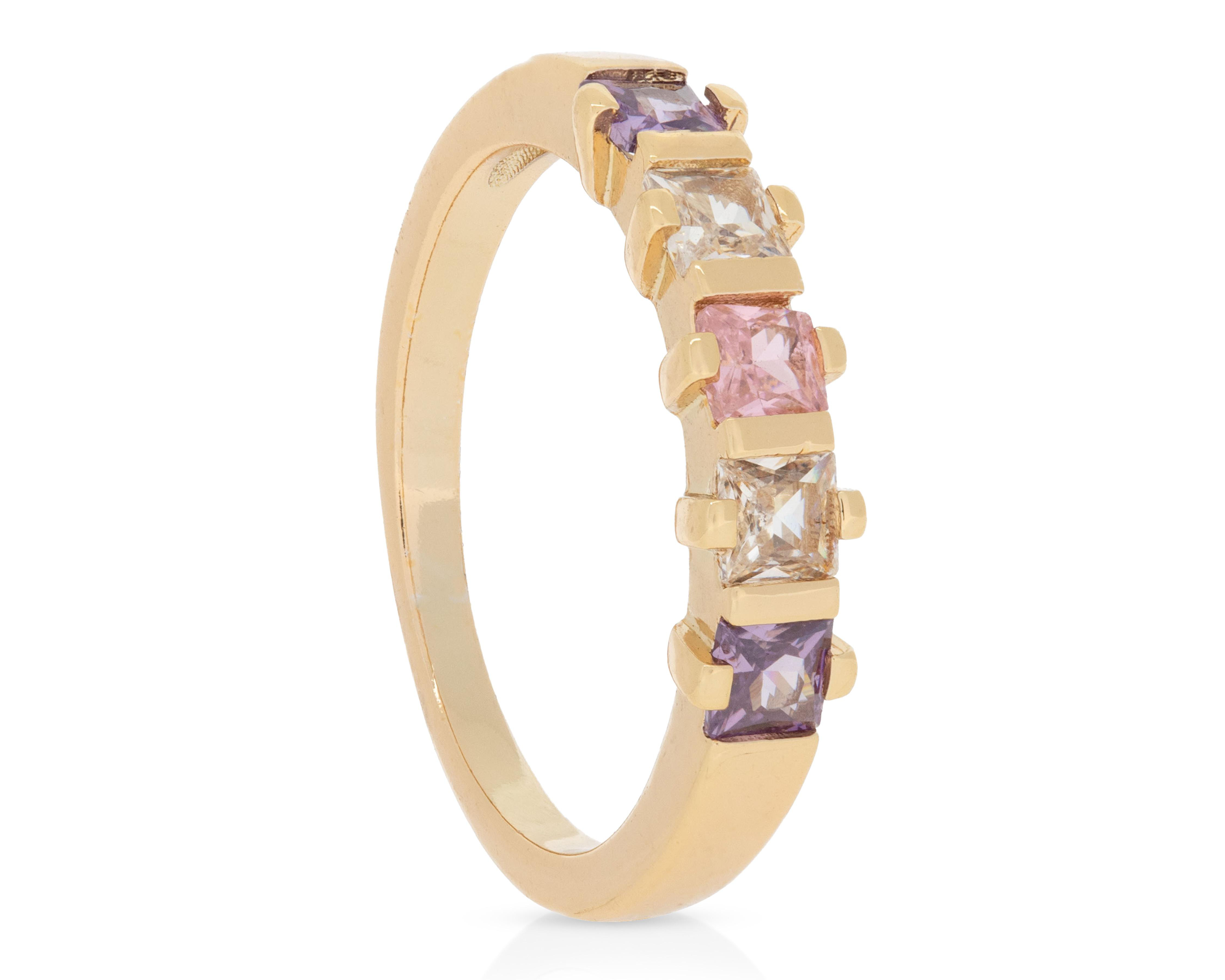 Anillo de Chapa de Oro 18K Nro. 7 $99