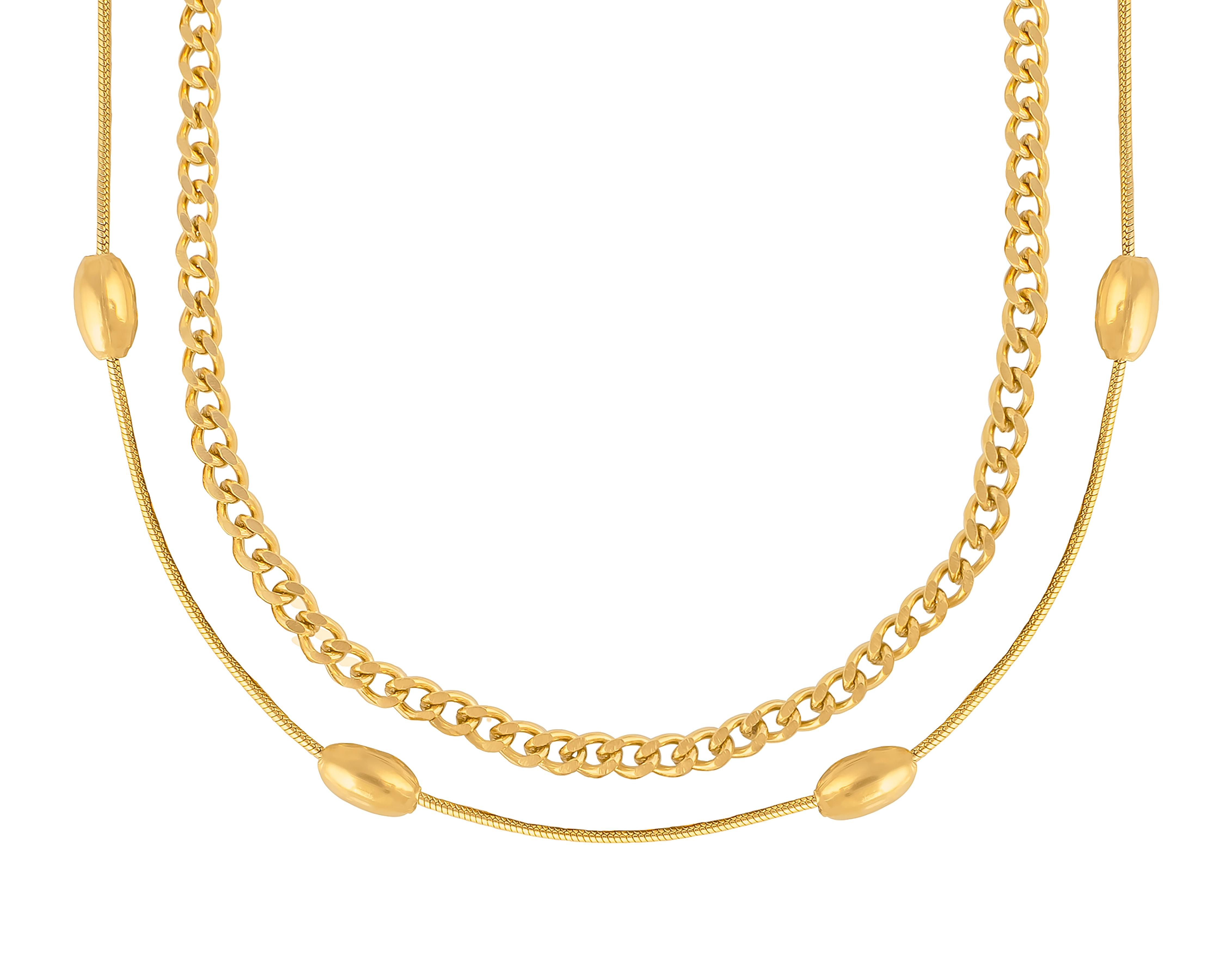 Foto 3 pulgar | Collar de Acero Inoxidable Jennifer Lopez
