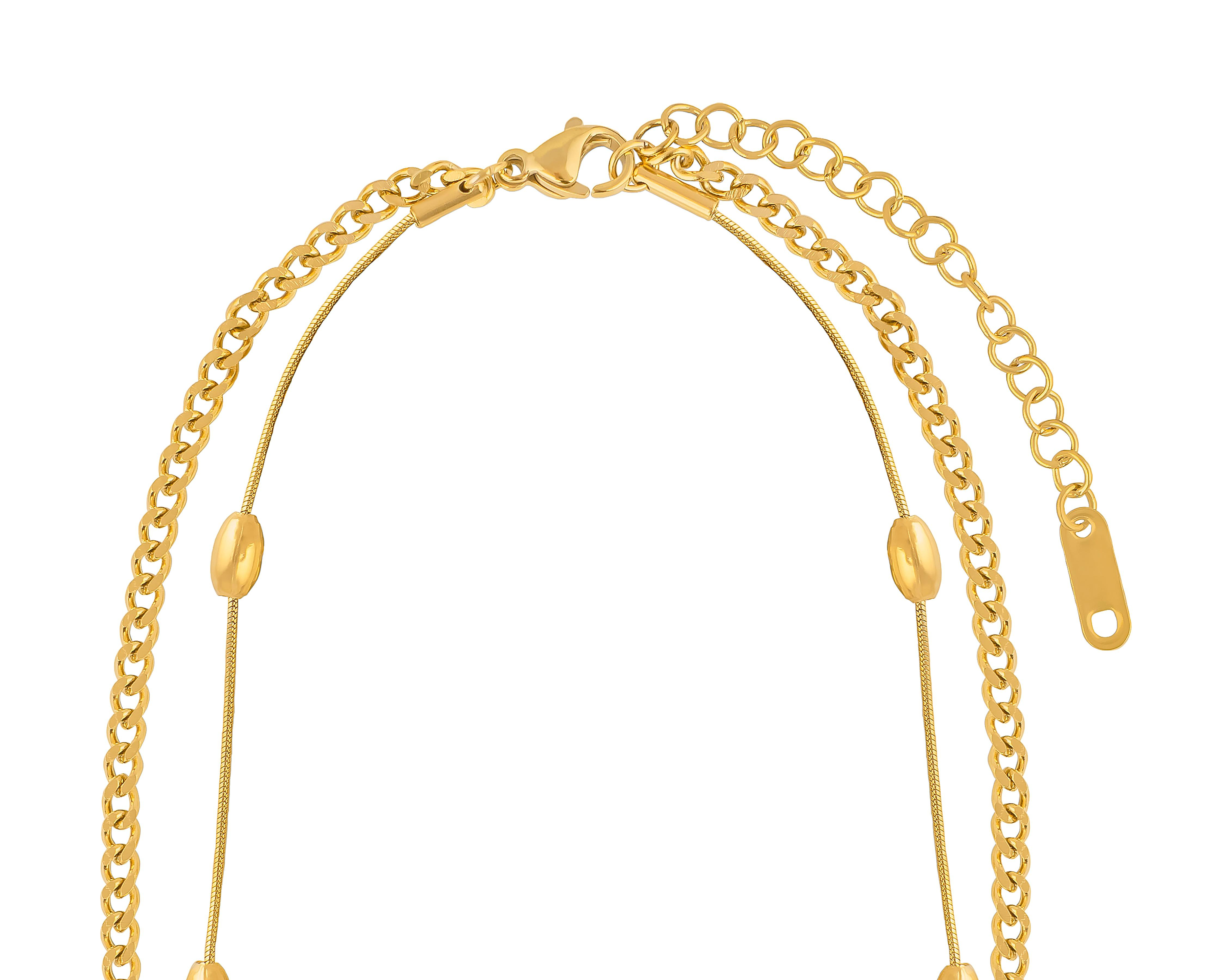 Foto 4 pulgar | Collar de Acero Inoxidable Jennifer Lopez