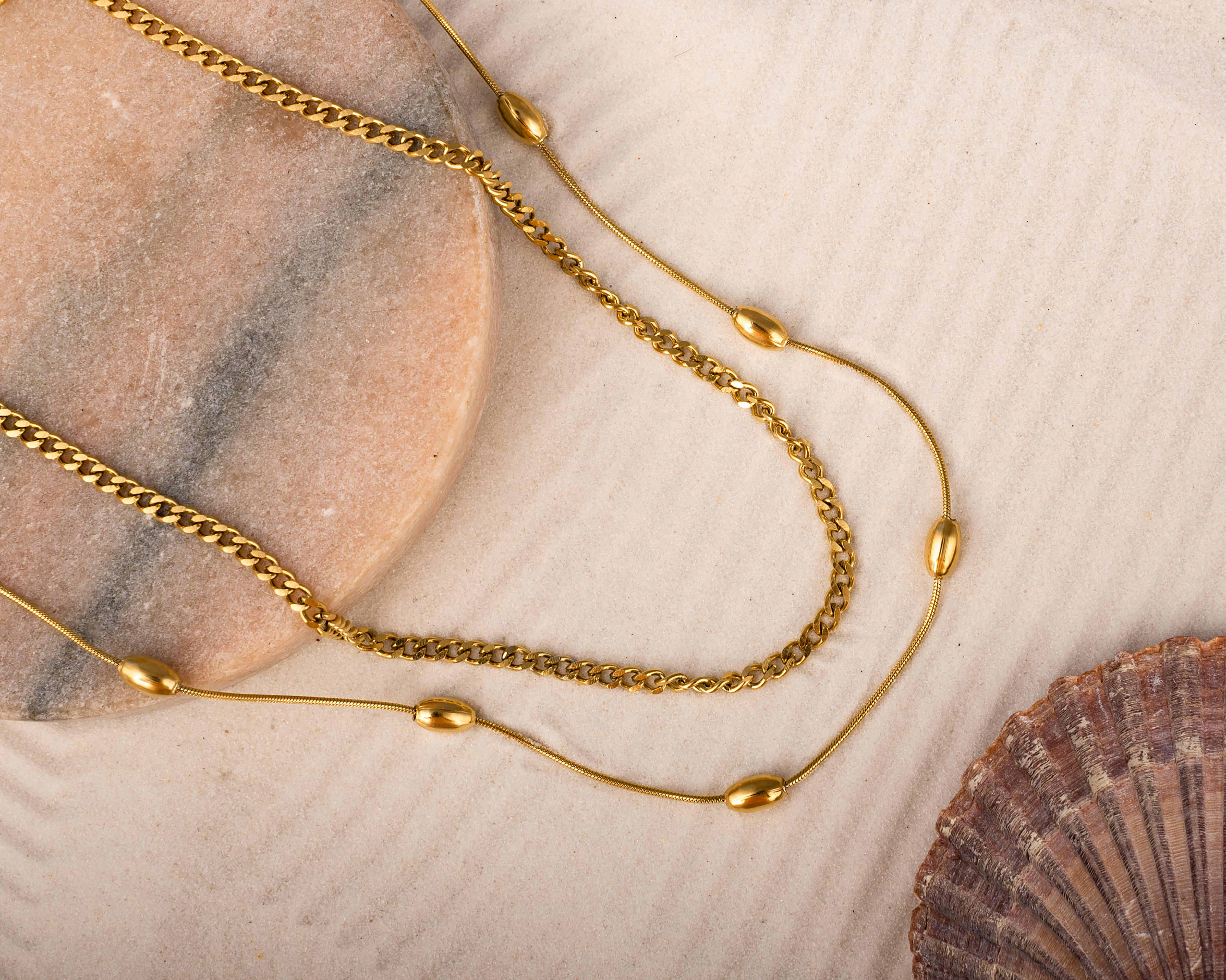 Foto 7 pulgar | Collar de Acero Inoxidable Jennifer Lopez