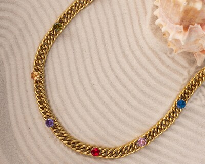Foto 6 | Collar de Acero Inoxidable Jennifer Lopez