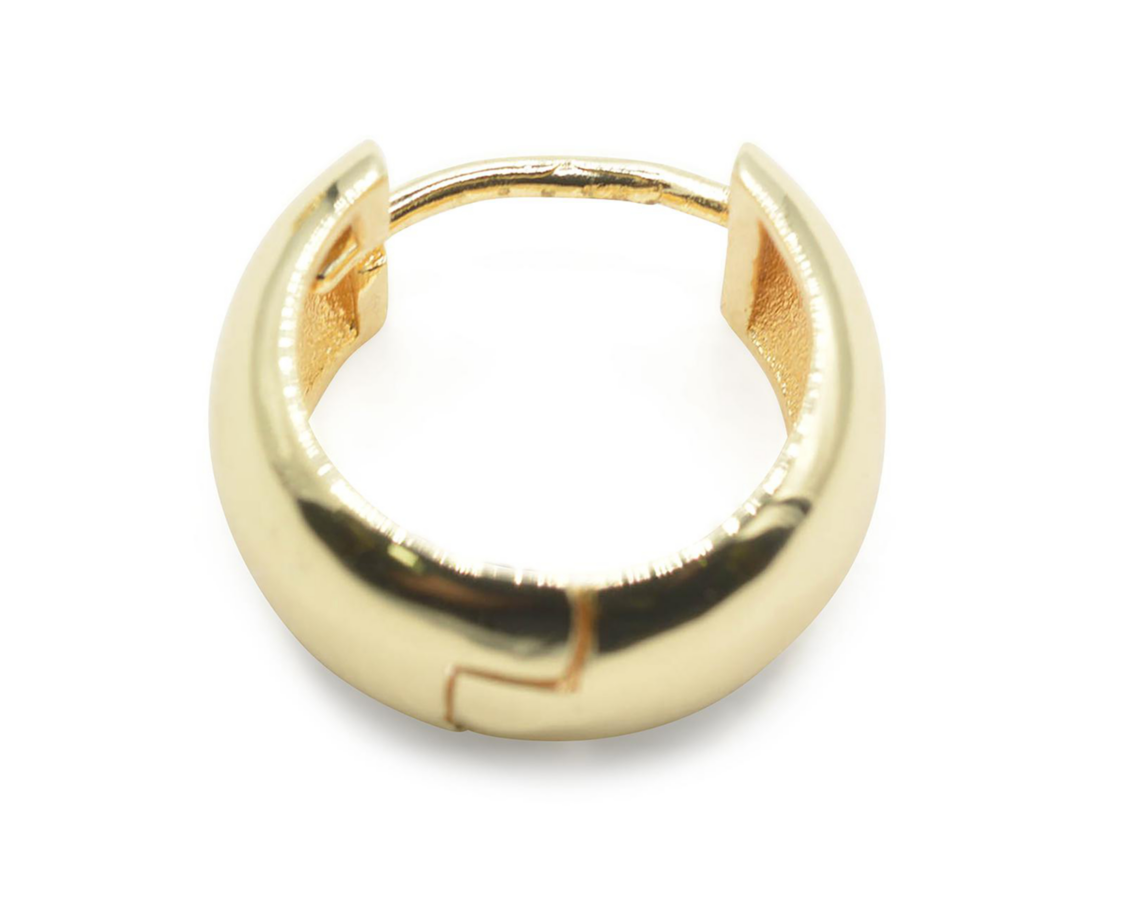 Foto 4 pulgar | Aretes Chapa de Oro 18K Zokko