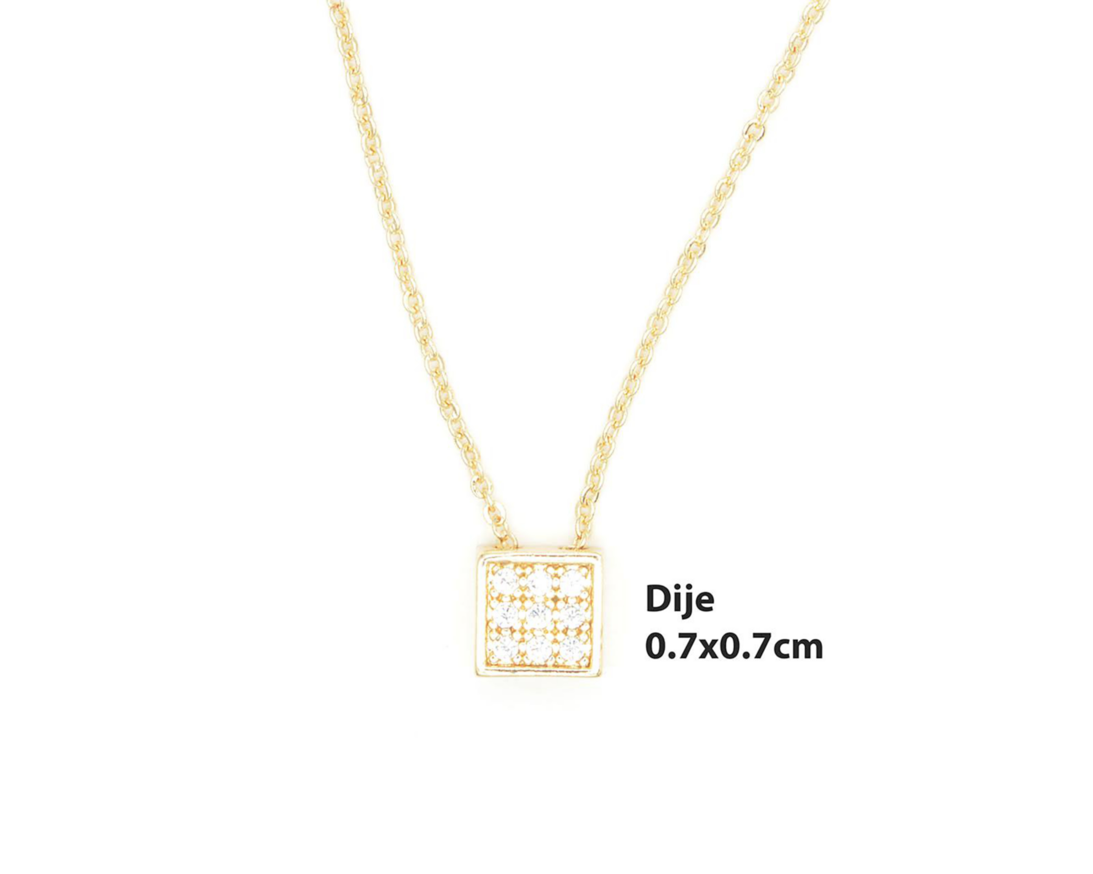 Foto 4 | Collar de Chapa de Oro 18K Zokko con Accesorios