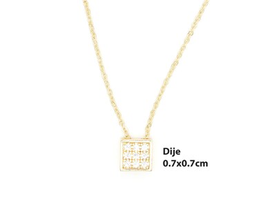Foto 4 | Collar de Chapa de Oro 18K Zokko con Accesorios