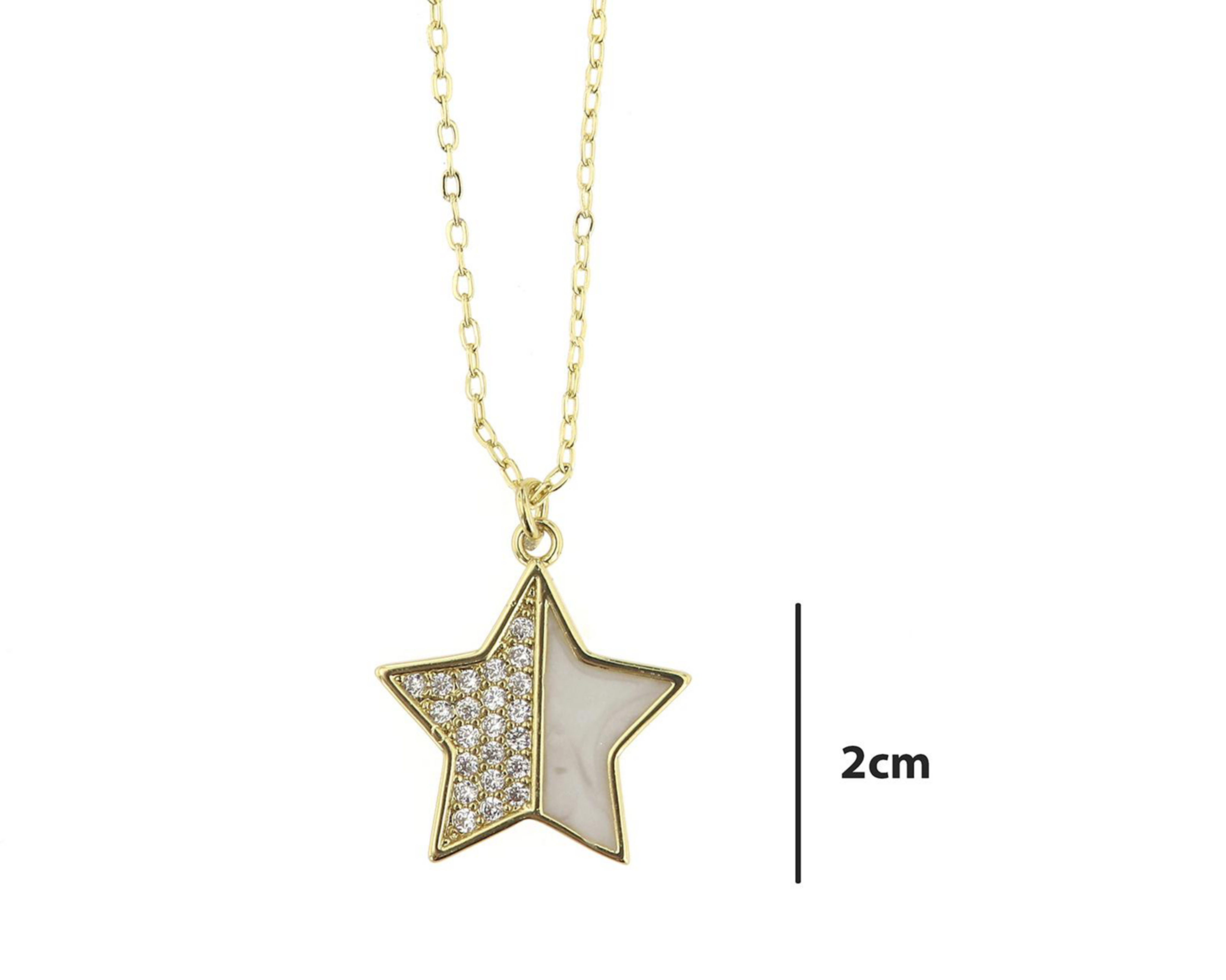 Foto 5 pulgar | Collar de Chapa de Oro de 18K Petra