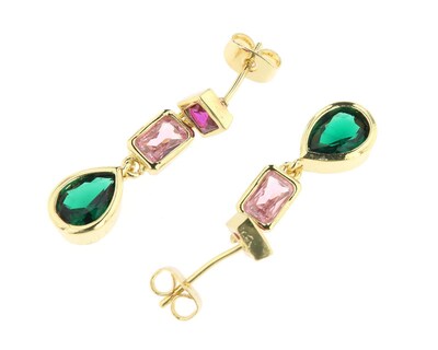 Foto 2 | Aretes de Chapa de Oro 18K Petra