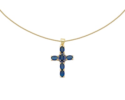 Foto 1 | Collar de Chapa de Oro 18K Sentimientos