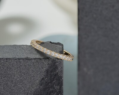 Foto 5 | Anillo de Chapa de Oro 18K Nro. 7