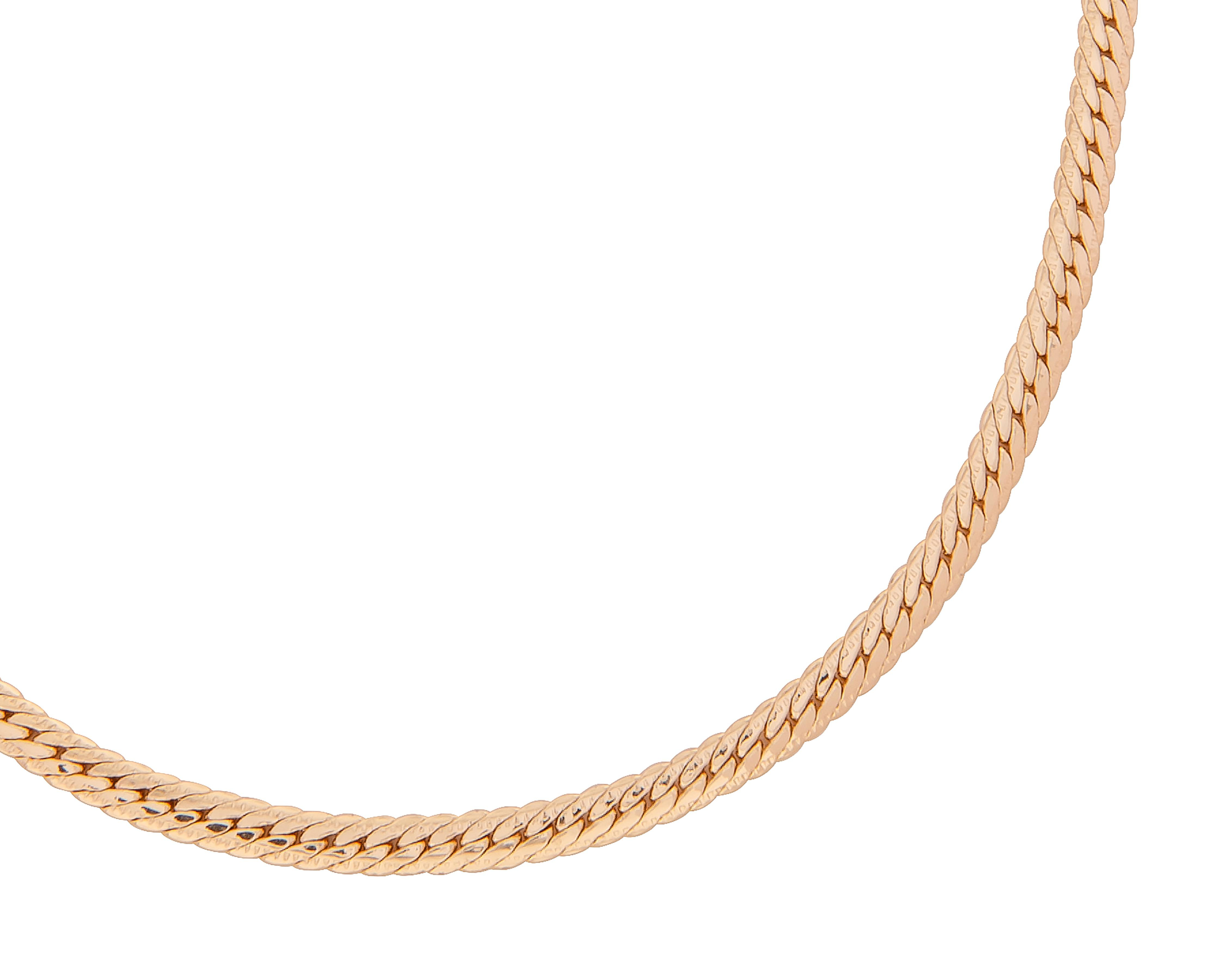 Foto 3 pulgar | Collar Chapa de Oro 18K Frassinoro