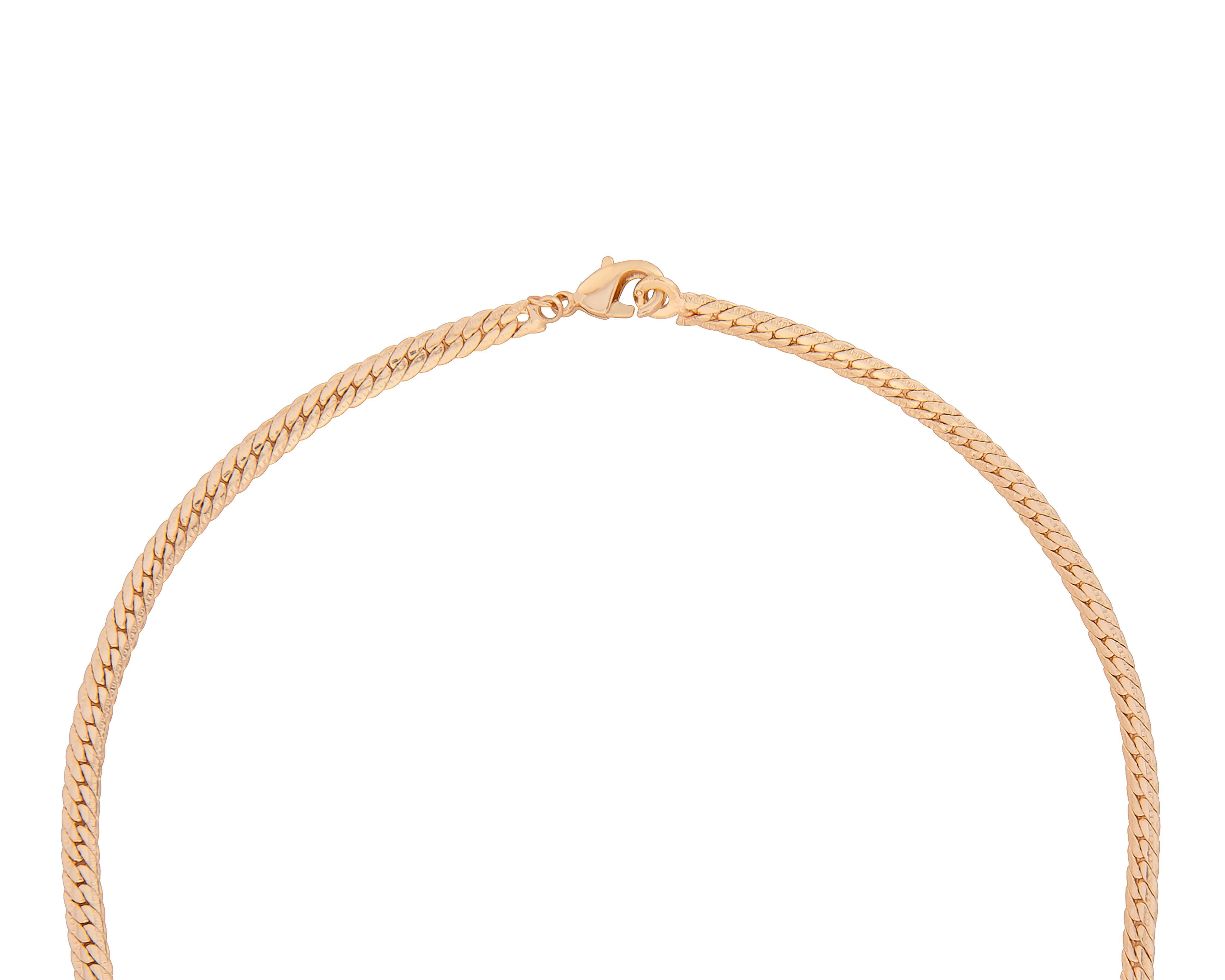 Foto 5 pulgar | Collar Chapa de Oro 18K Frassinoro