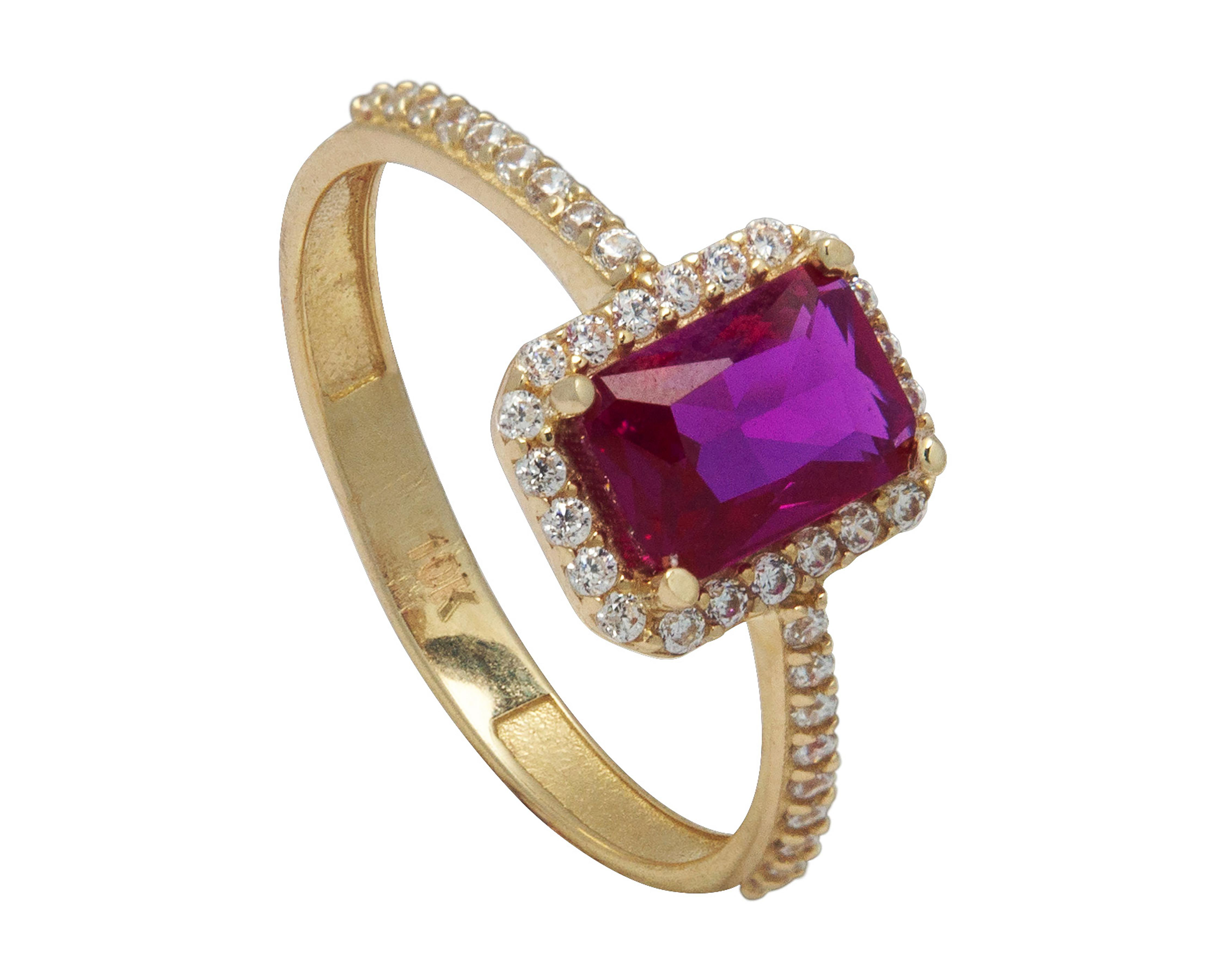 Anillo de Oro 10K Nro. 7-7.5