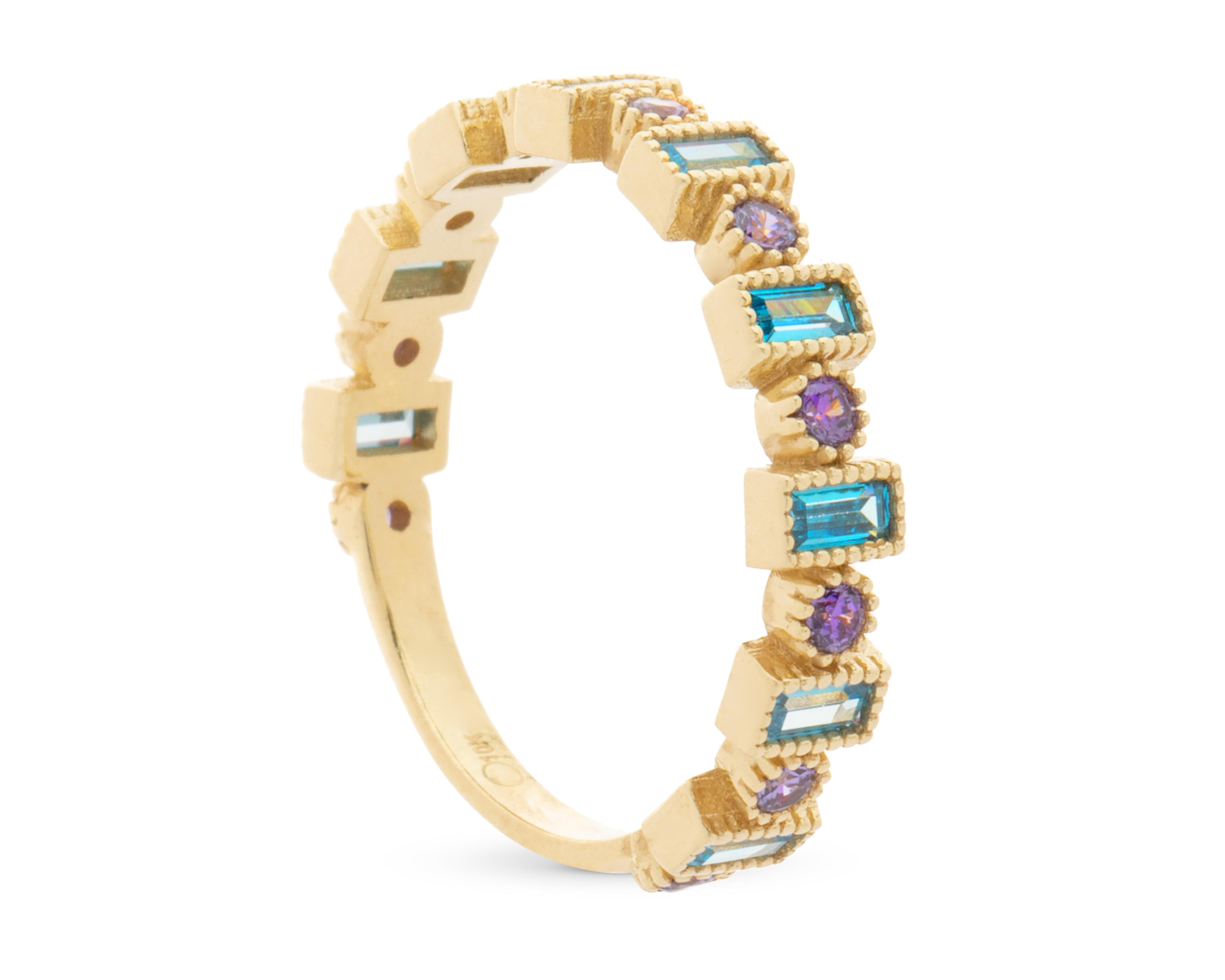Anillo de Oro 10K Nro. 7-7.5