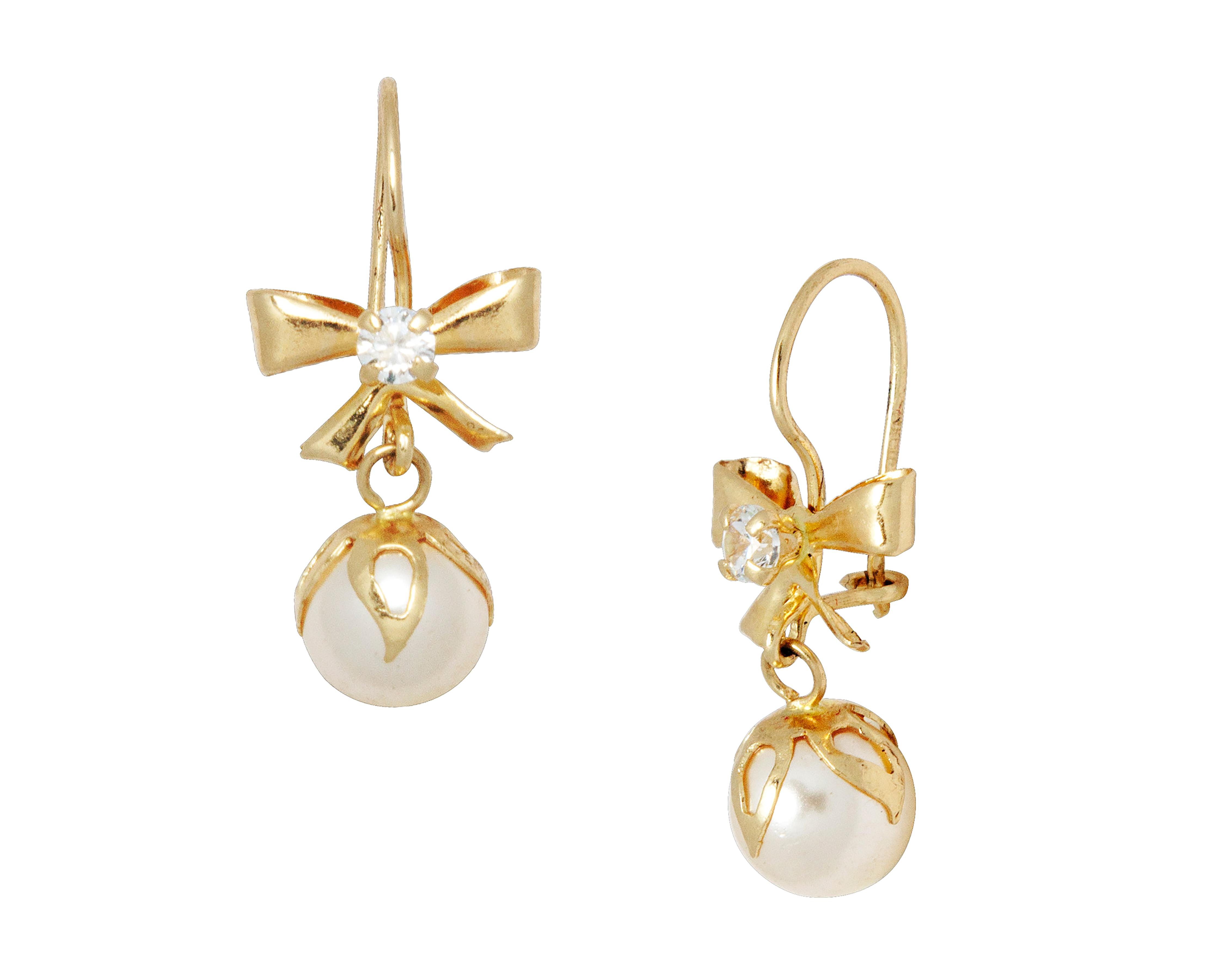 Aretes de Oro 10K Sentimientos $2,749