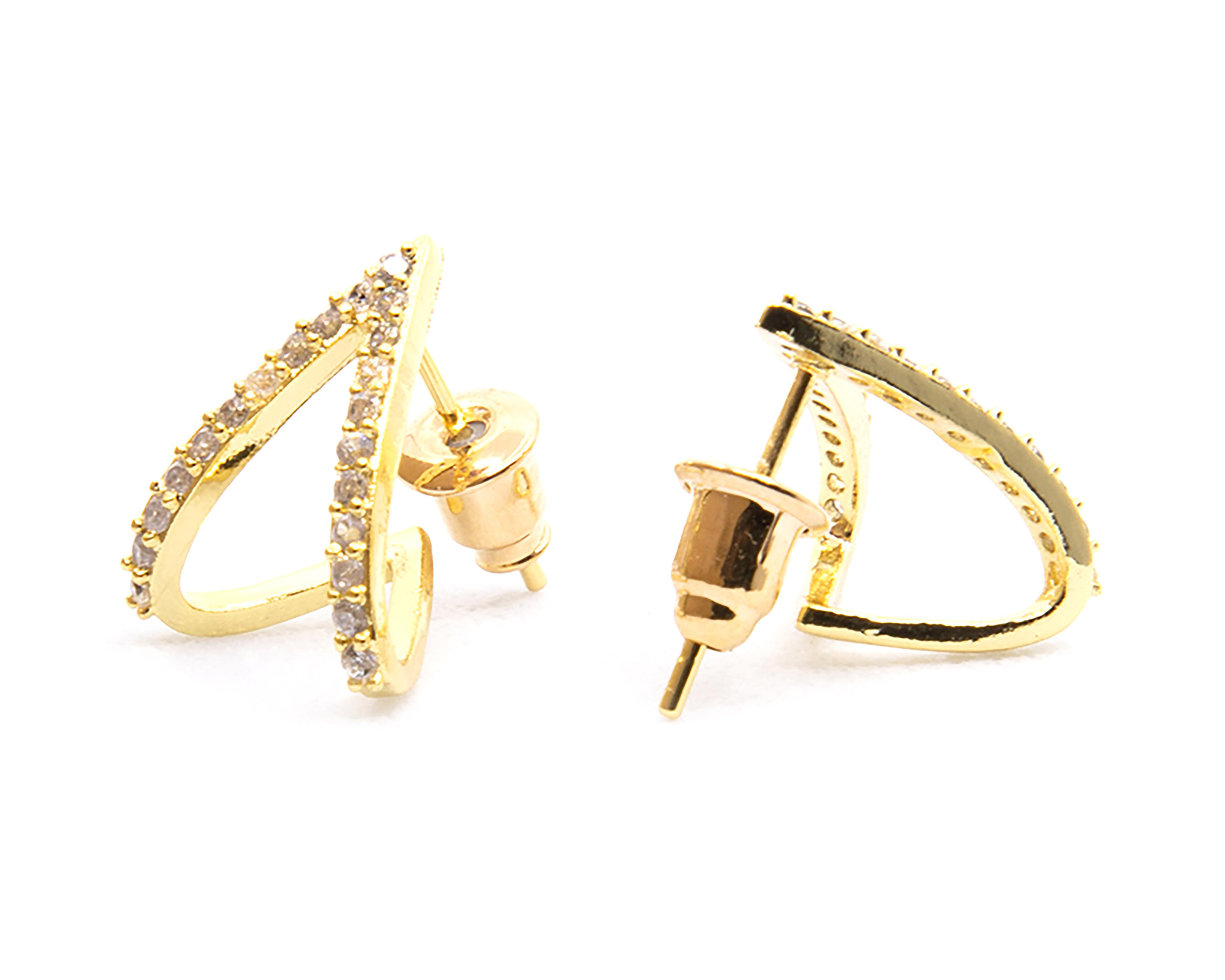 Foto 3 pulgar | Arracadas de Oro 18K Girondela