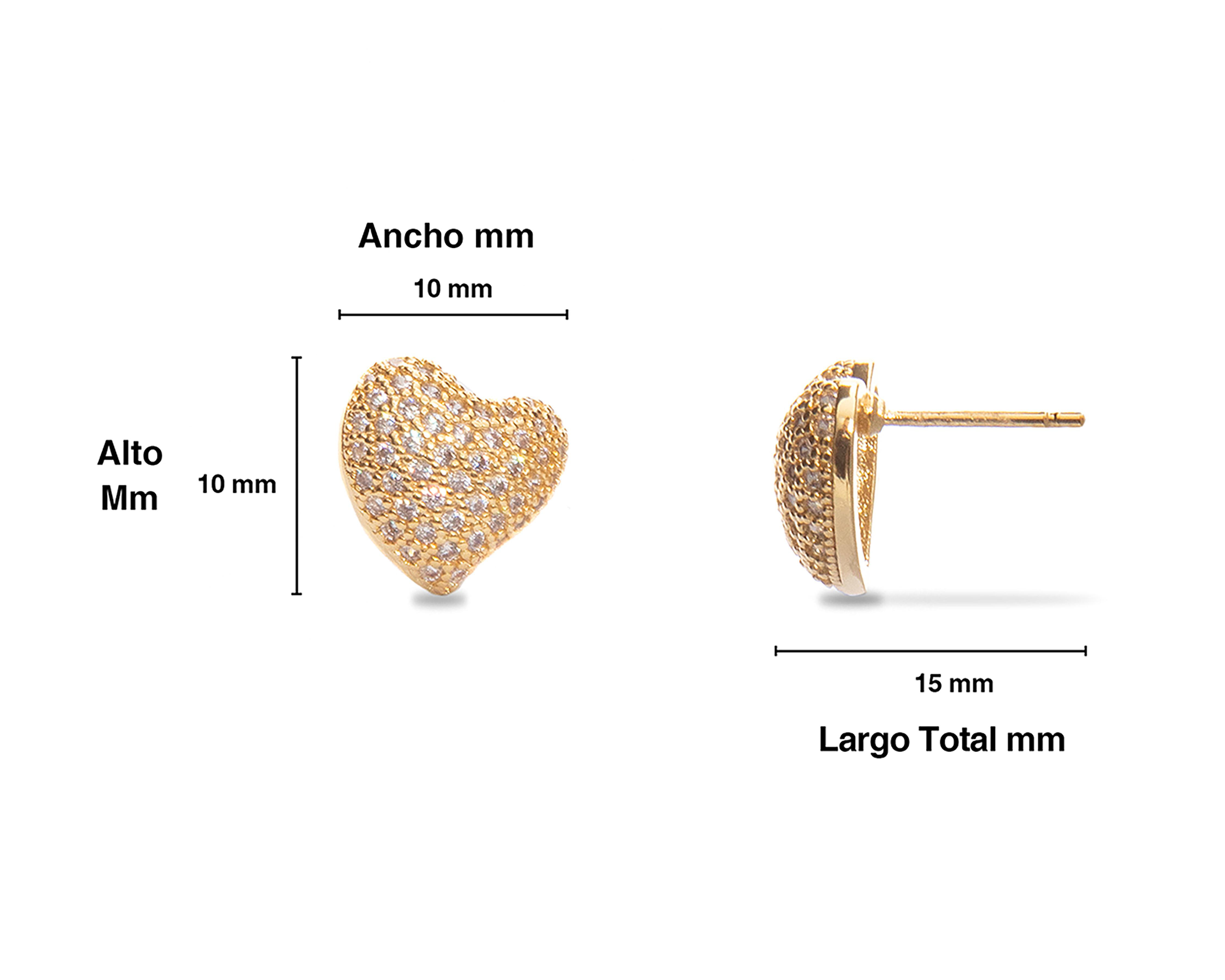 Foto 4 pulgar | Aretes de Oro 18K Girondela