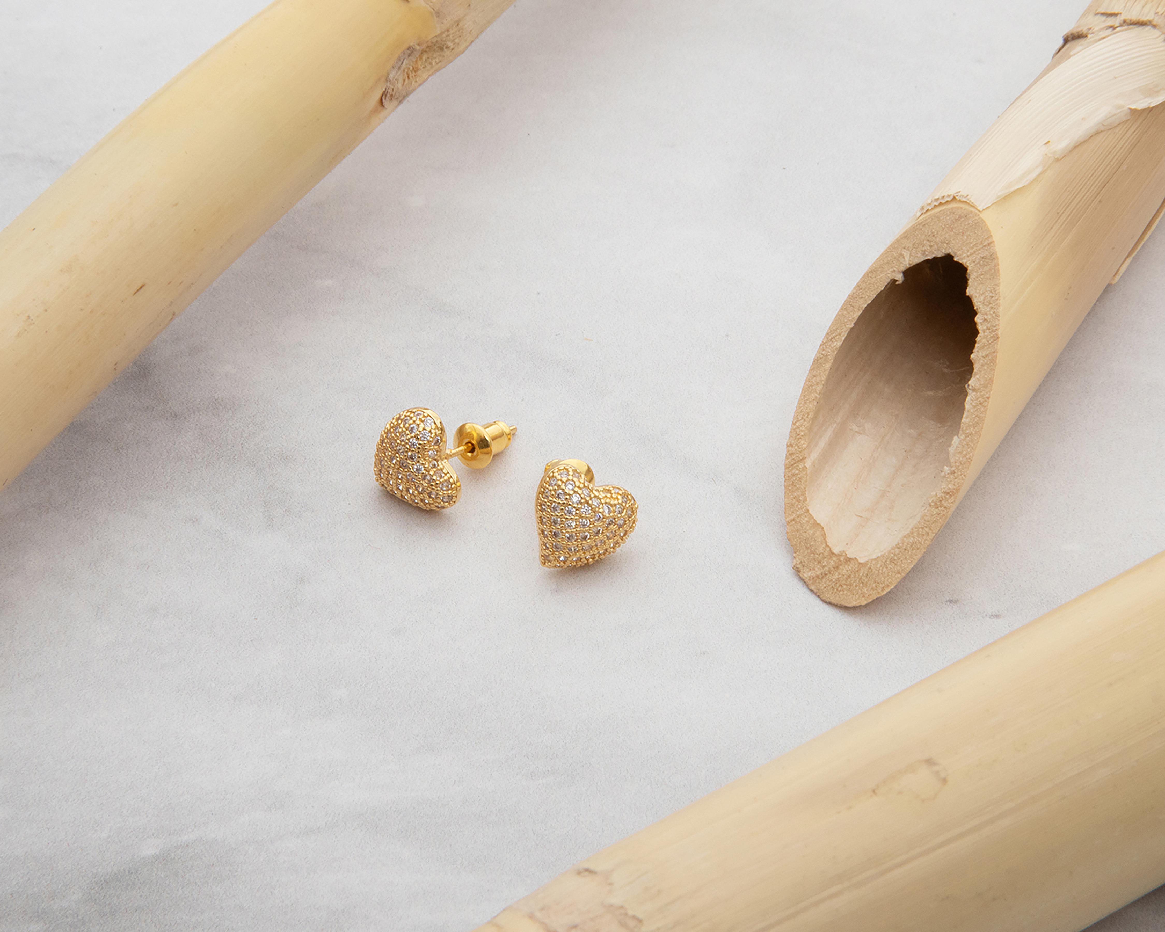 Foto 6 pulgar | Aretes de Oro 18K Girondela