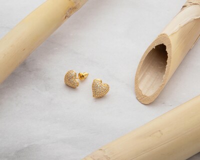 Foto 5 | Aretes de Oro 18K Girondela