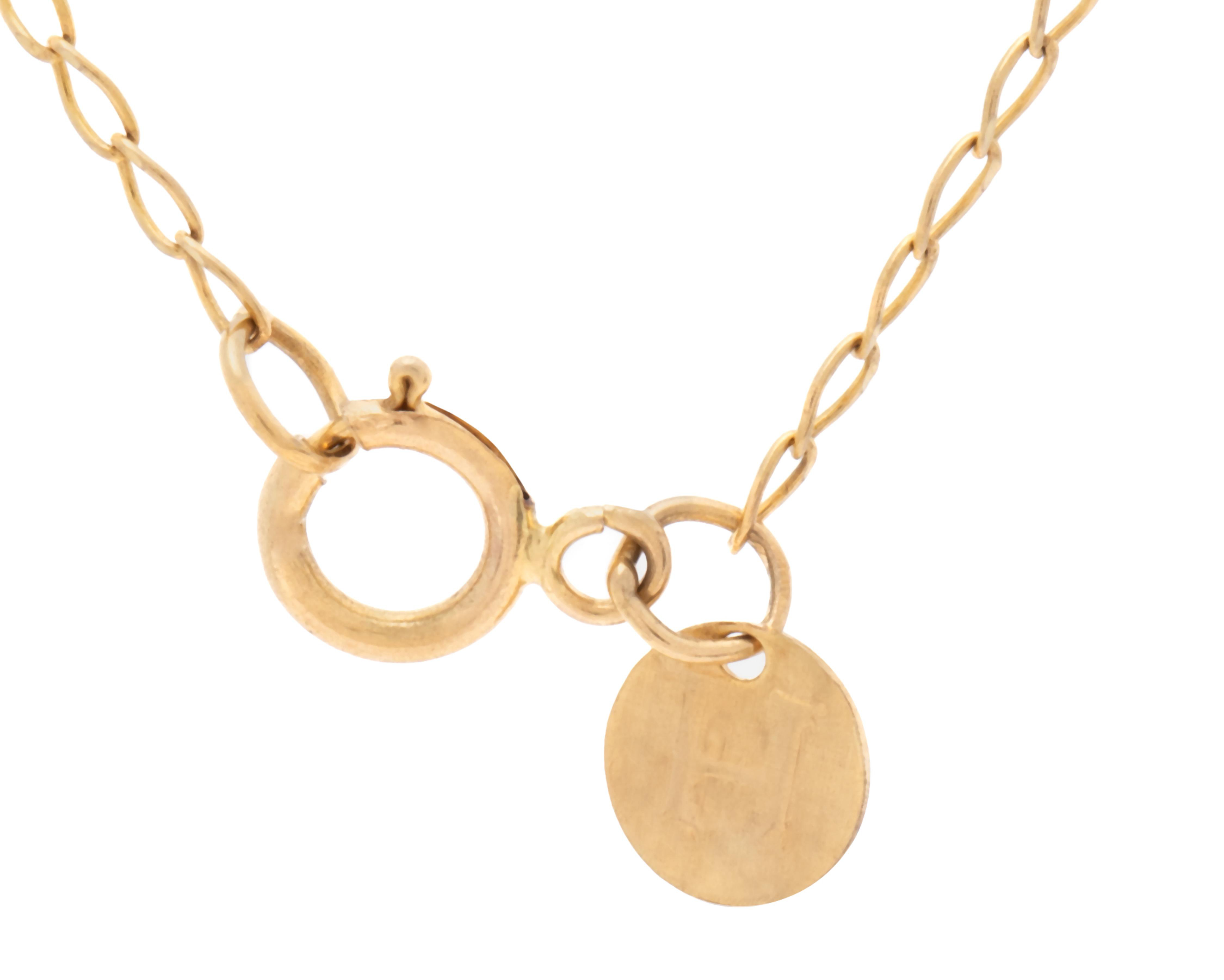 Foto 5 pulgar | Collar de Oro 10K Moments