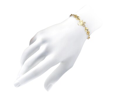 Foto 4 | Pulsera de Oro 10K Sentimientos