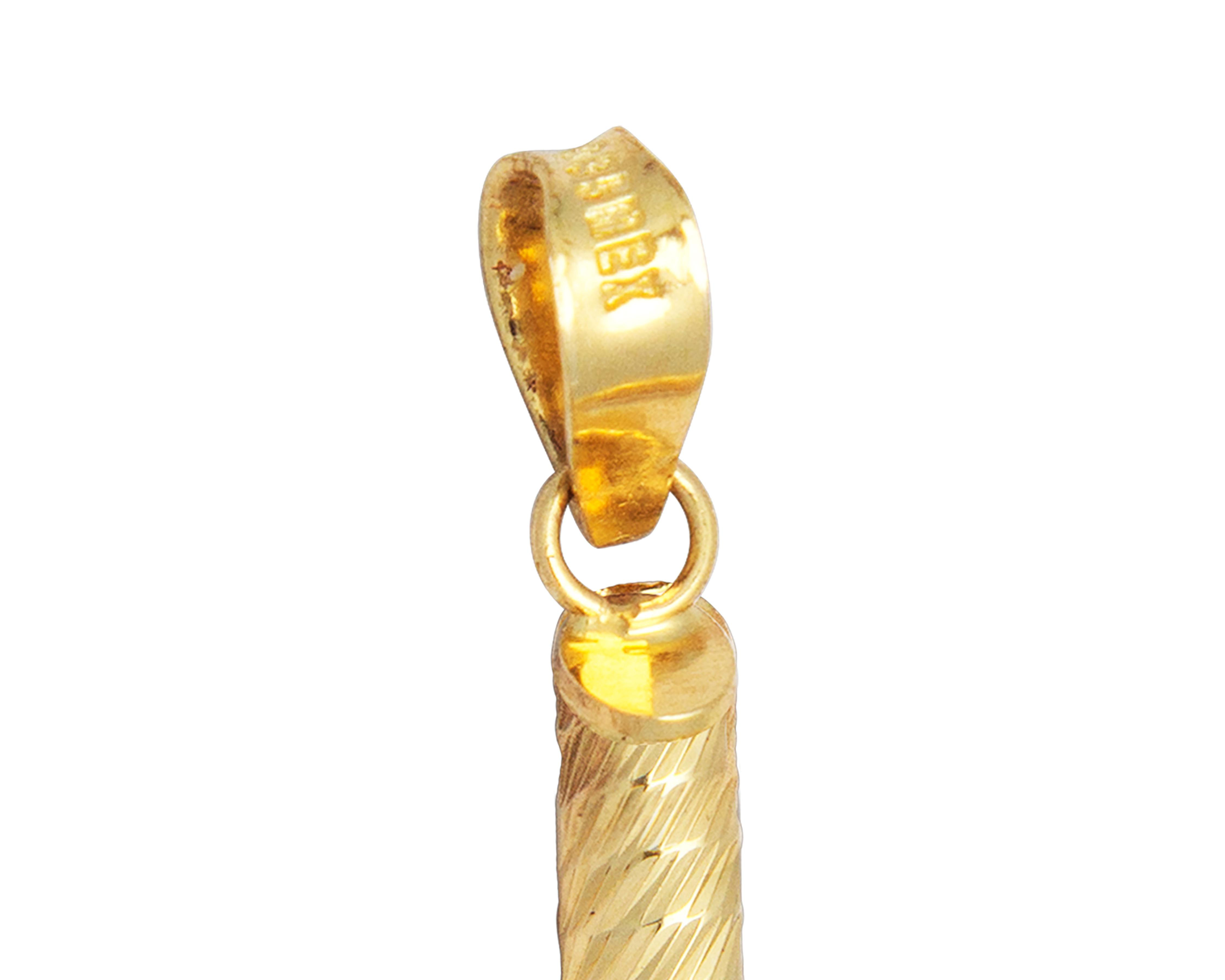 Foto 6 pulgar | Dije de Oro 10K Sentimientos
