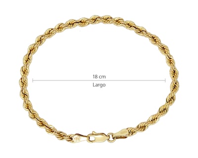 Foto 5 | Pulsera de Oro 10K Sentimientos