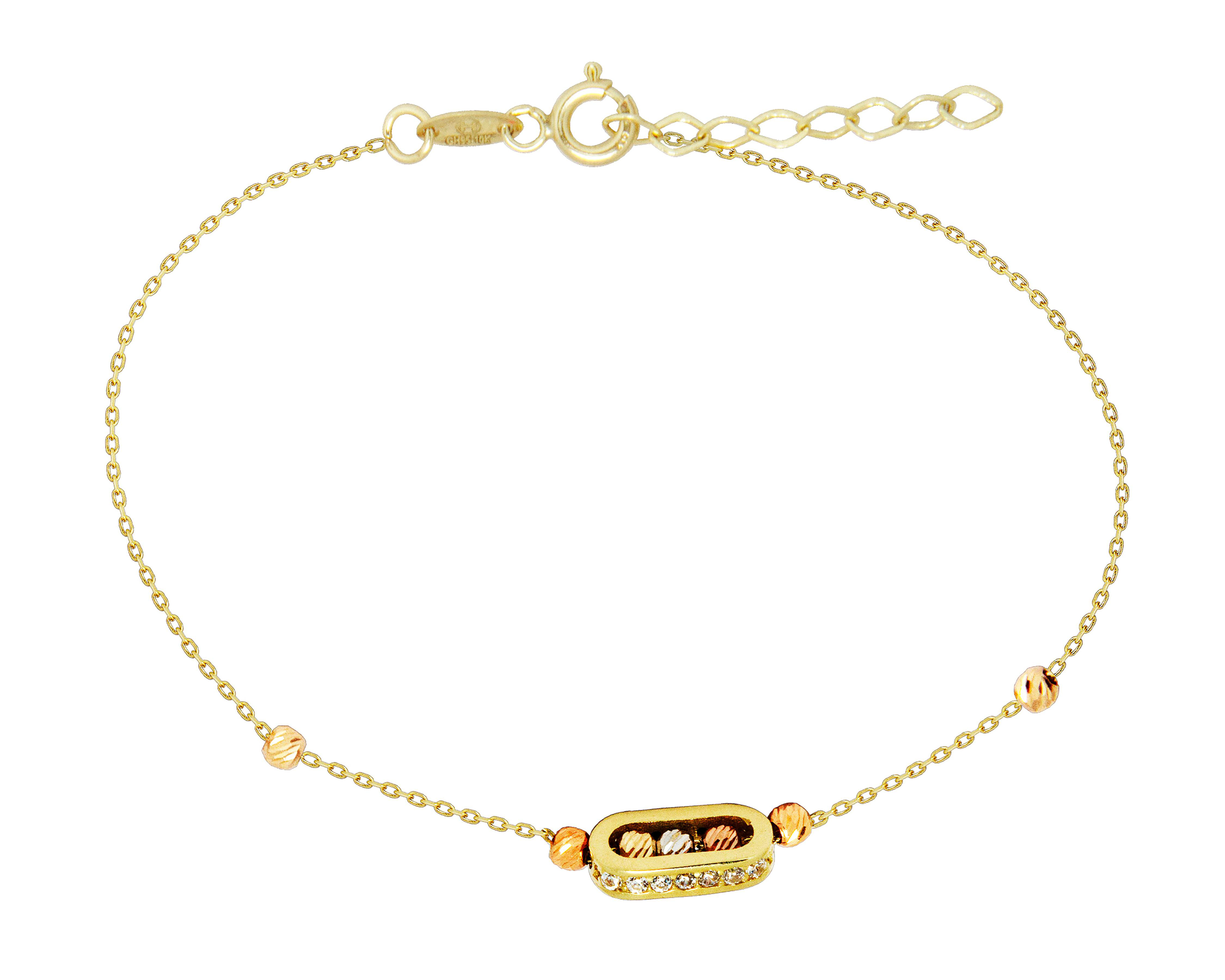 Pulsera de Oro 14K Sentimientos