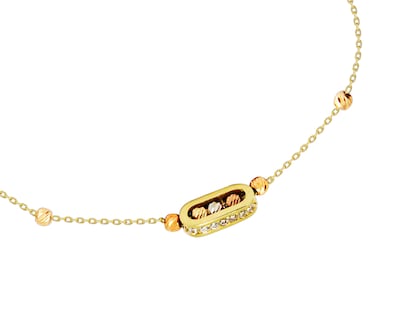 Foto 2 | Pulsera de Oro 14K Sentimientos