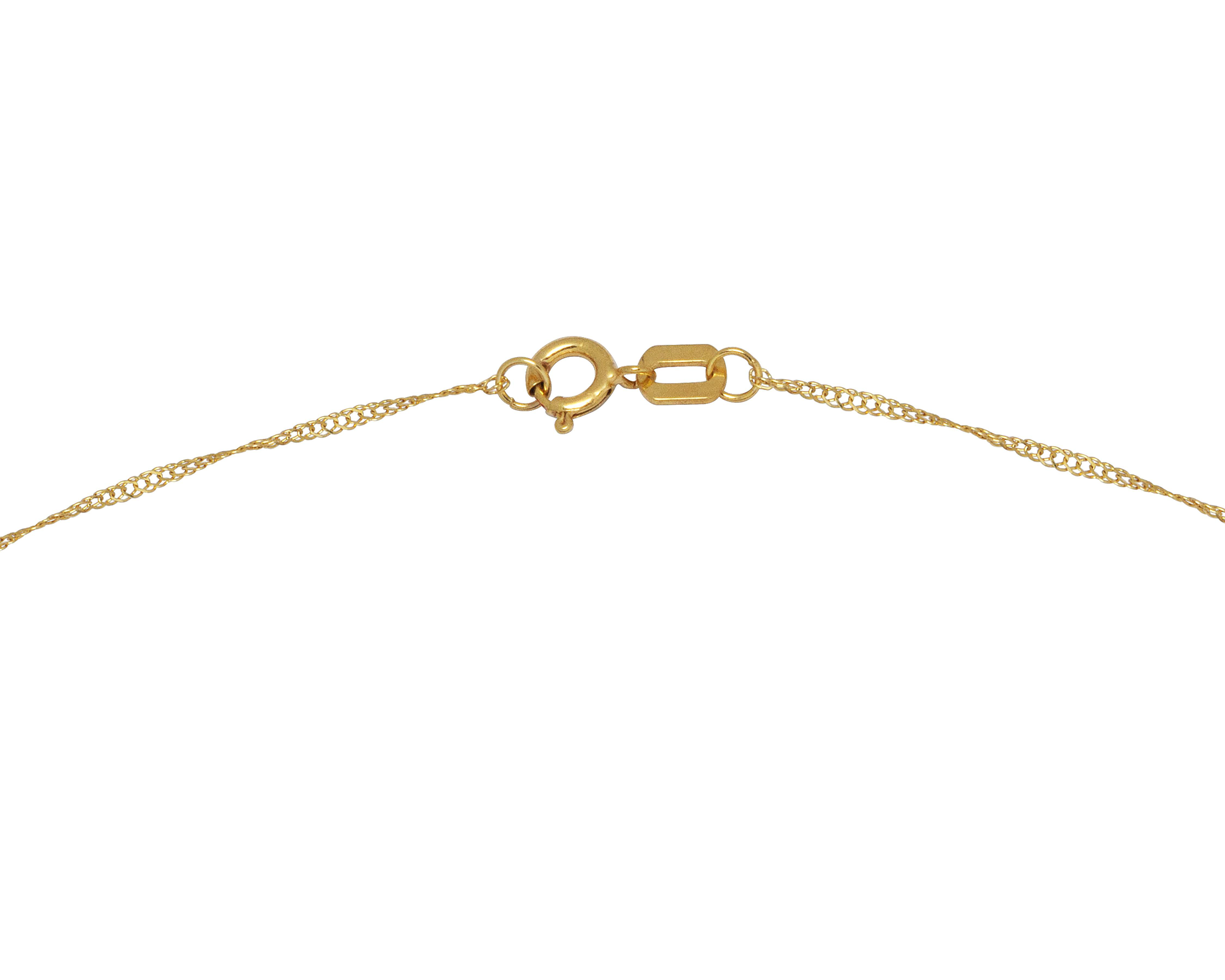 Foto 5 pulgar | Collar de Oro 14K Sentimientos