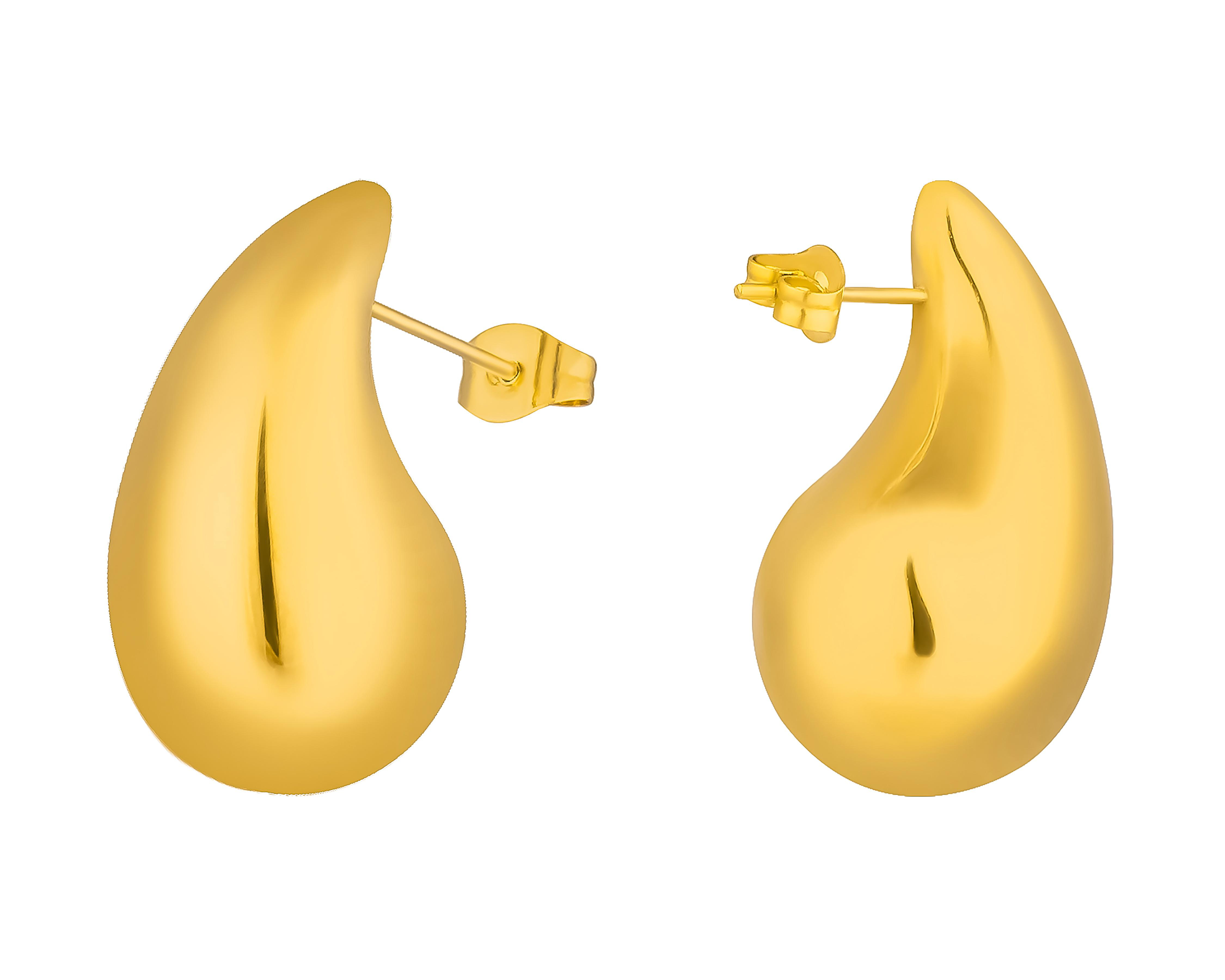 Foto 4 pulgar | Aretes de Acero Inoxidable Jennifer Lopez