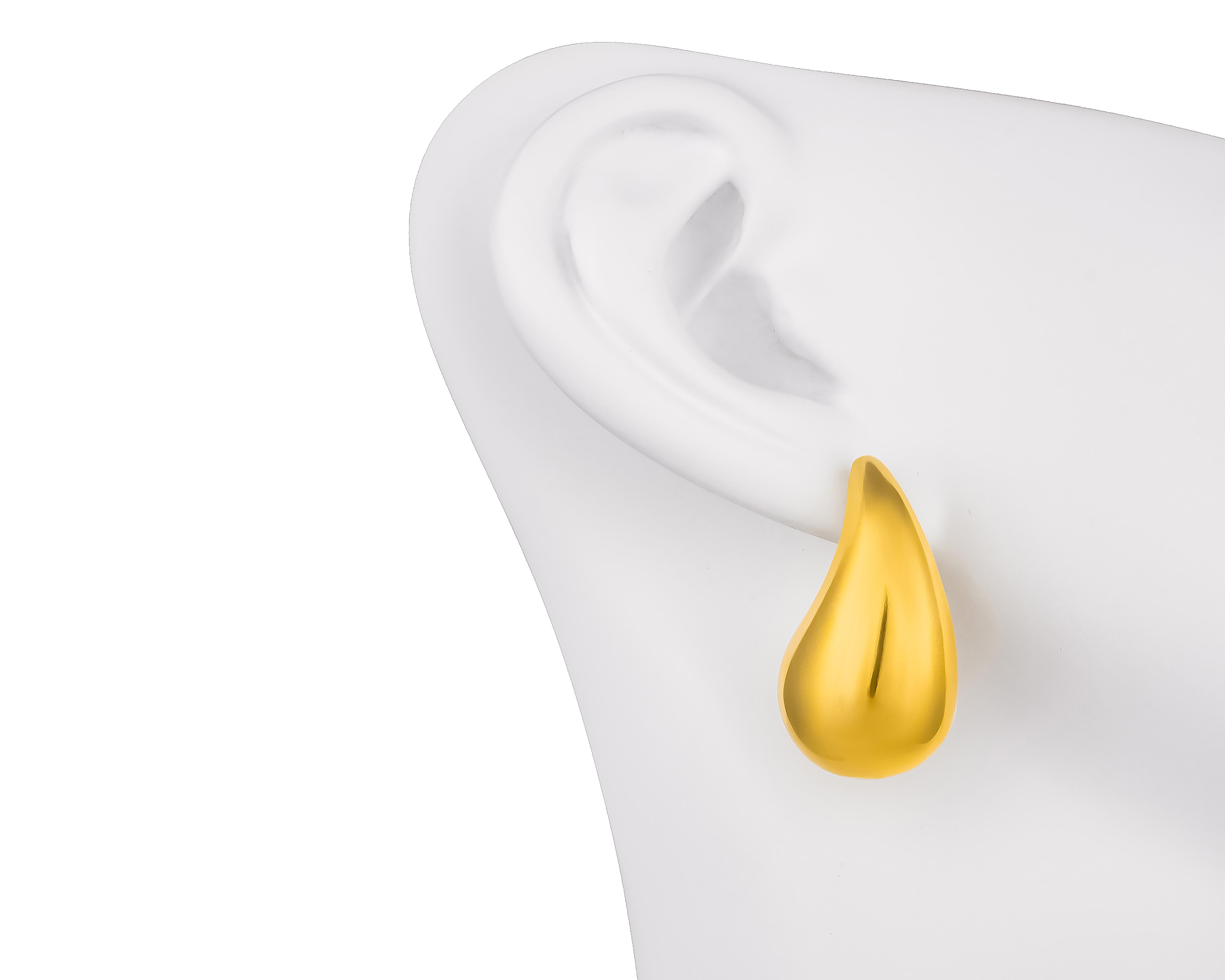 Foto 6 pulgar | Aretes de Acero Inoxidable Jennifer Lopez