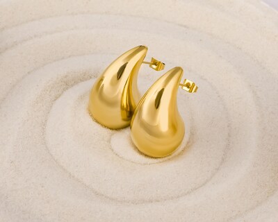 Foto 6 | Aretes de Acero Inoxidable Jennifer Lopez