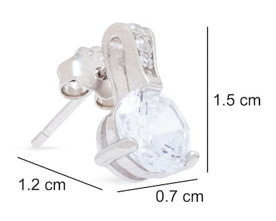 Foto 6 | Aretes de Plata Sahara