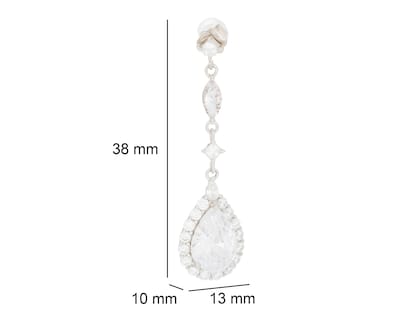 Foto 4 | Aretes de Plata Sahara