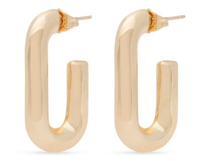 Foto 2 | Aretes de Chapa de Oro 14K Tique