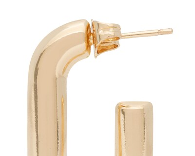 Foto 3 | Aretes de Chapa de Oro 14K Tique