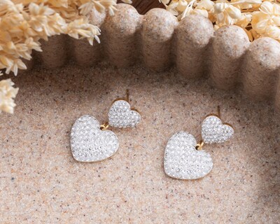 Foto 3 | Aretes de Acero Inoxidable Jennifer Lopez