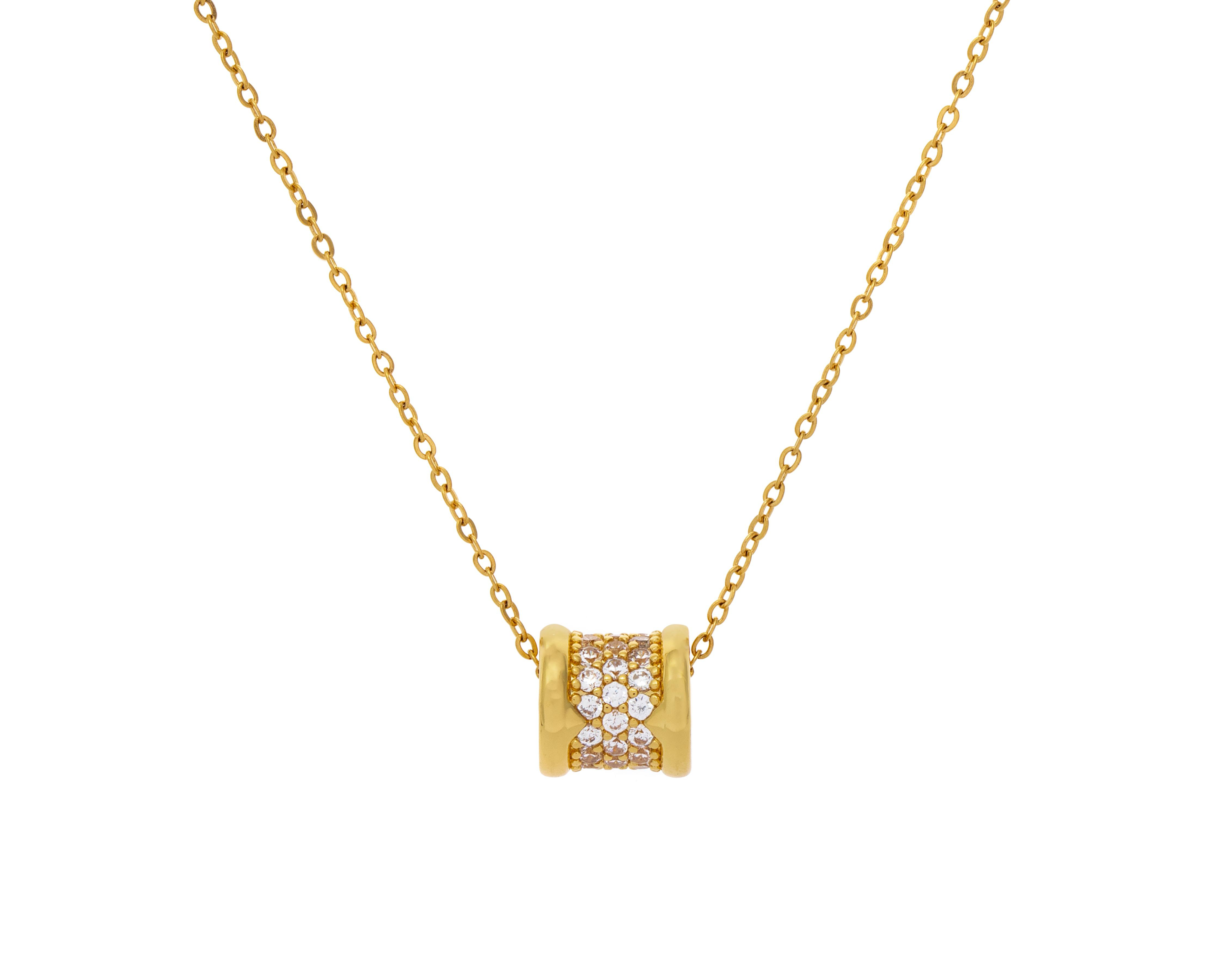 Foto 3 pulgar | Collar de Acero Inoxidable Jennifer Lopez