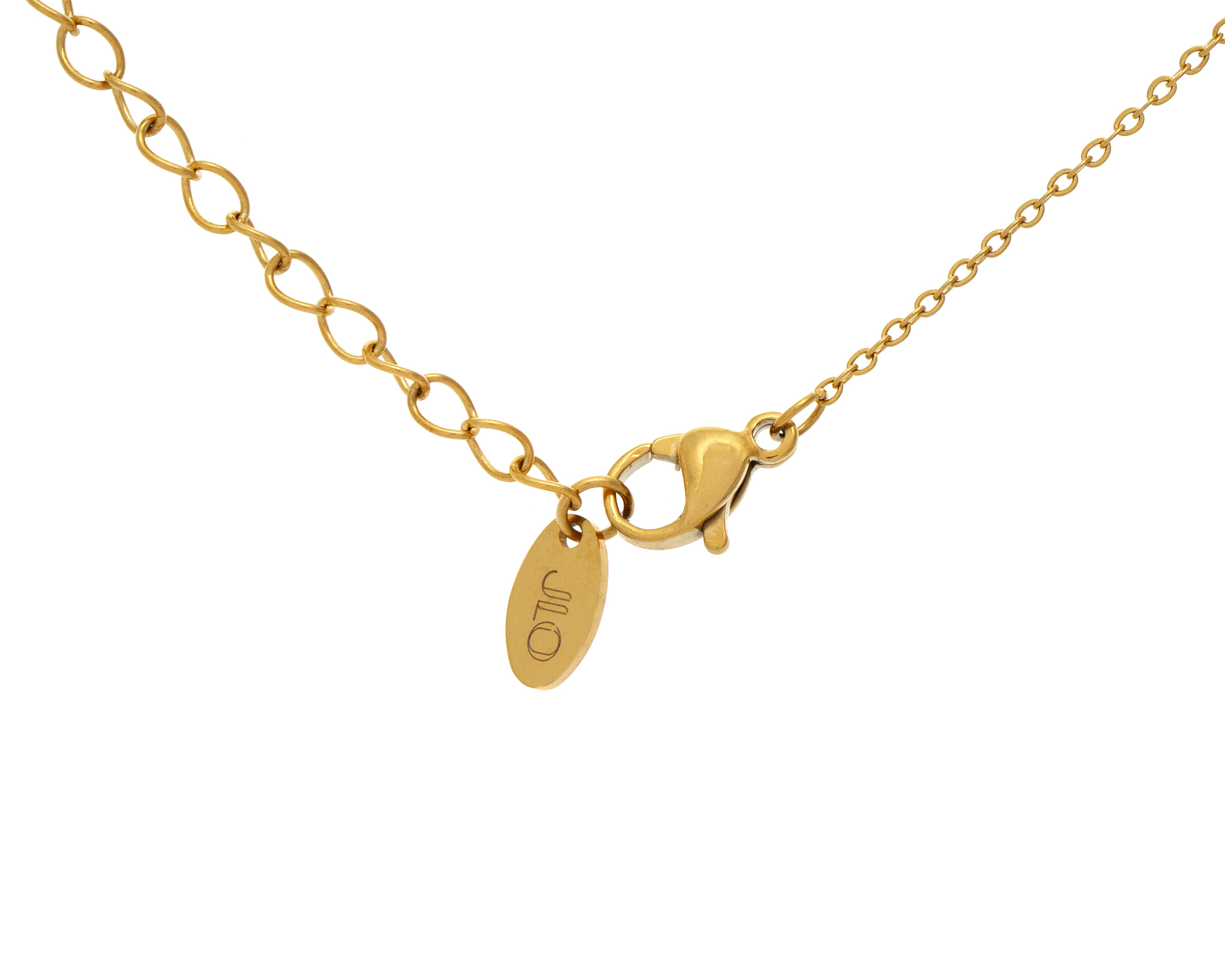 Foto 5 pulgar | Collar de Acero Inoxidable Jennifer Lopez