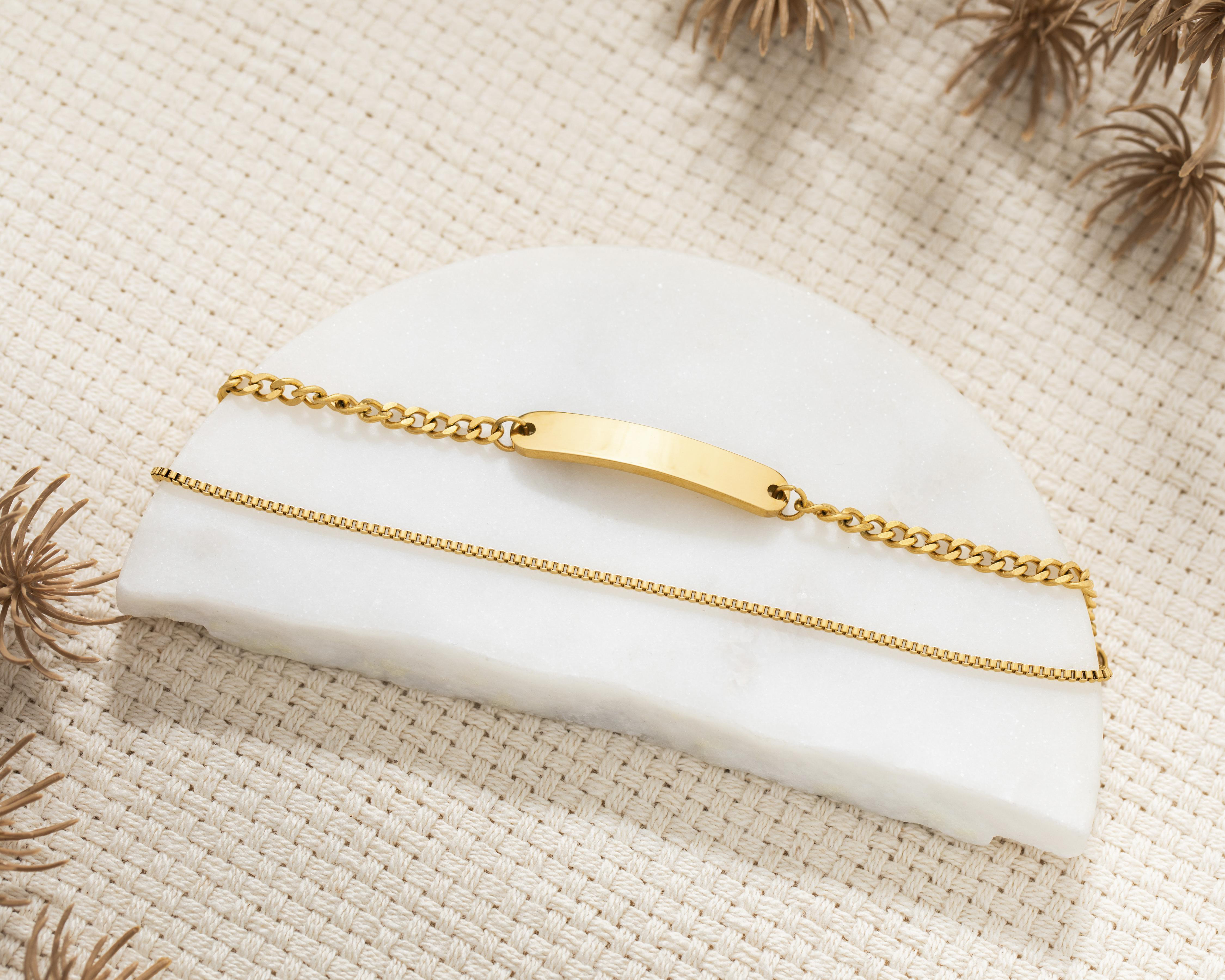 Foto 5 | Pulsera de Acero Inoxidable Thinner
