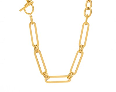 Foto 2 | Cadena de Acero Inoxidable Jennifer Lopez