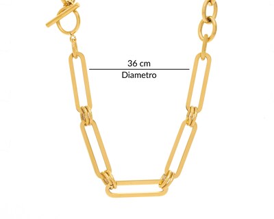 Foto 6 | Cadena de Acero Inoxidable Jennifer Lopez