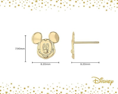 Foto 3 | Broqueles de Oro 10K Disney
