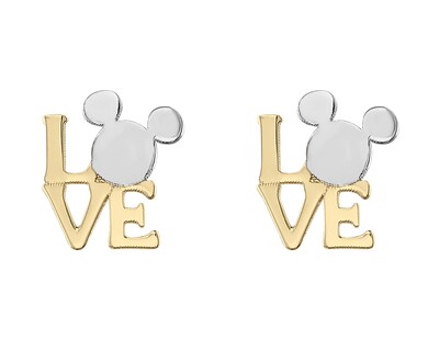 Foto 6 | Broqueles de Oro 10K Disney