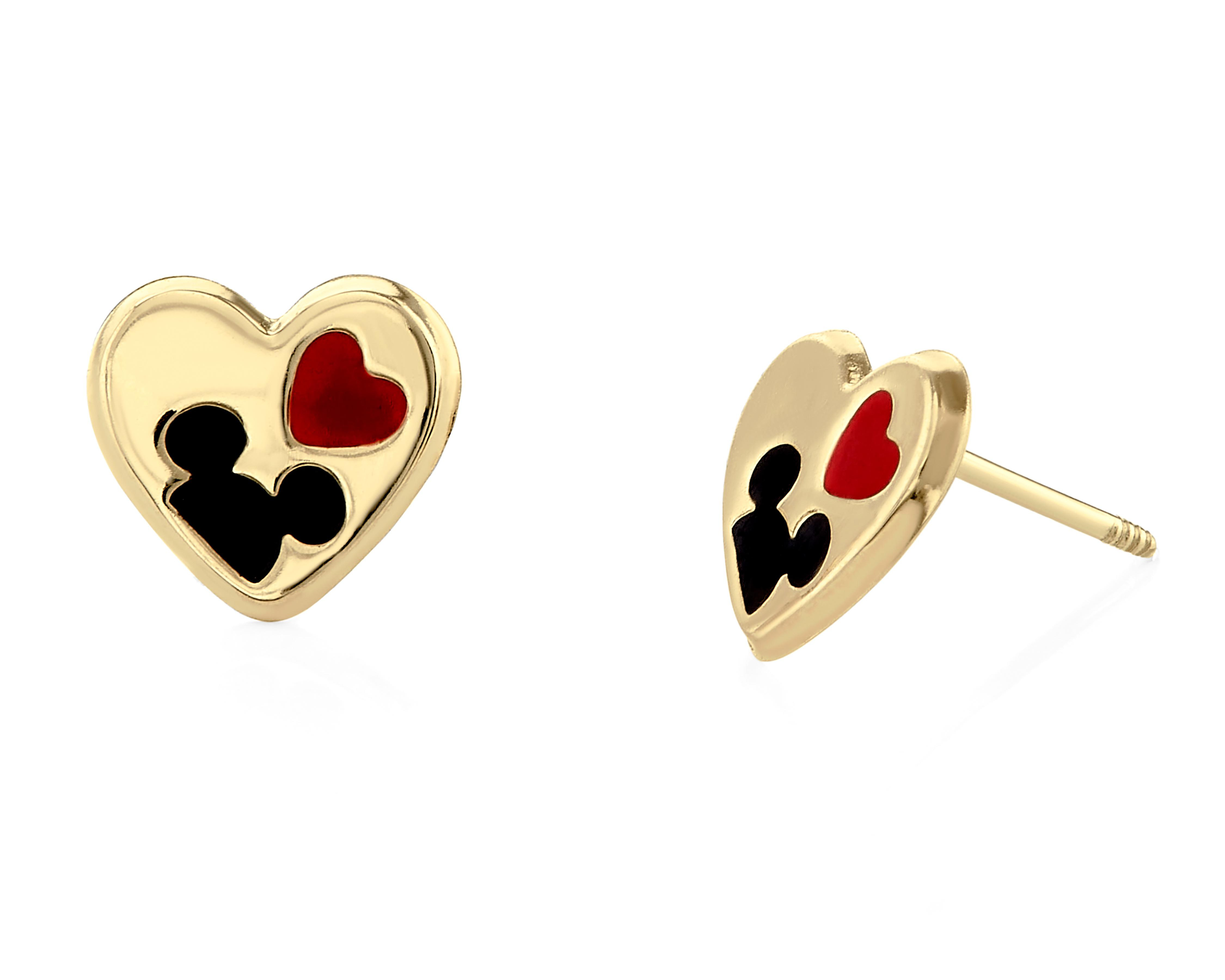 Broqueles de Oro 10K Minnie Mouse Disney $799
