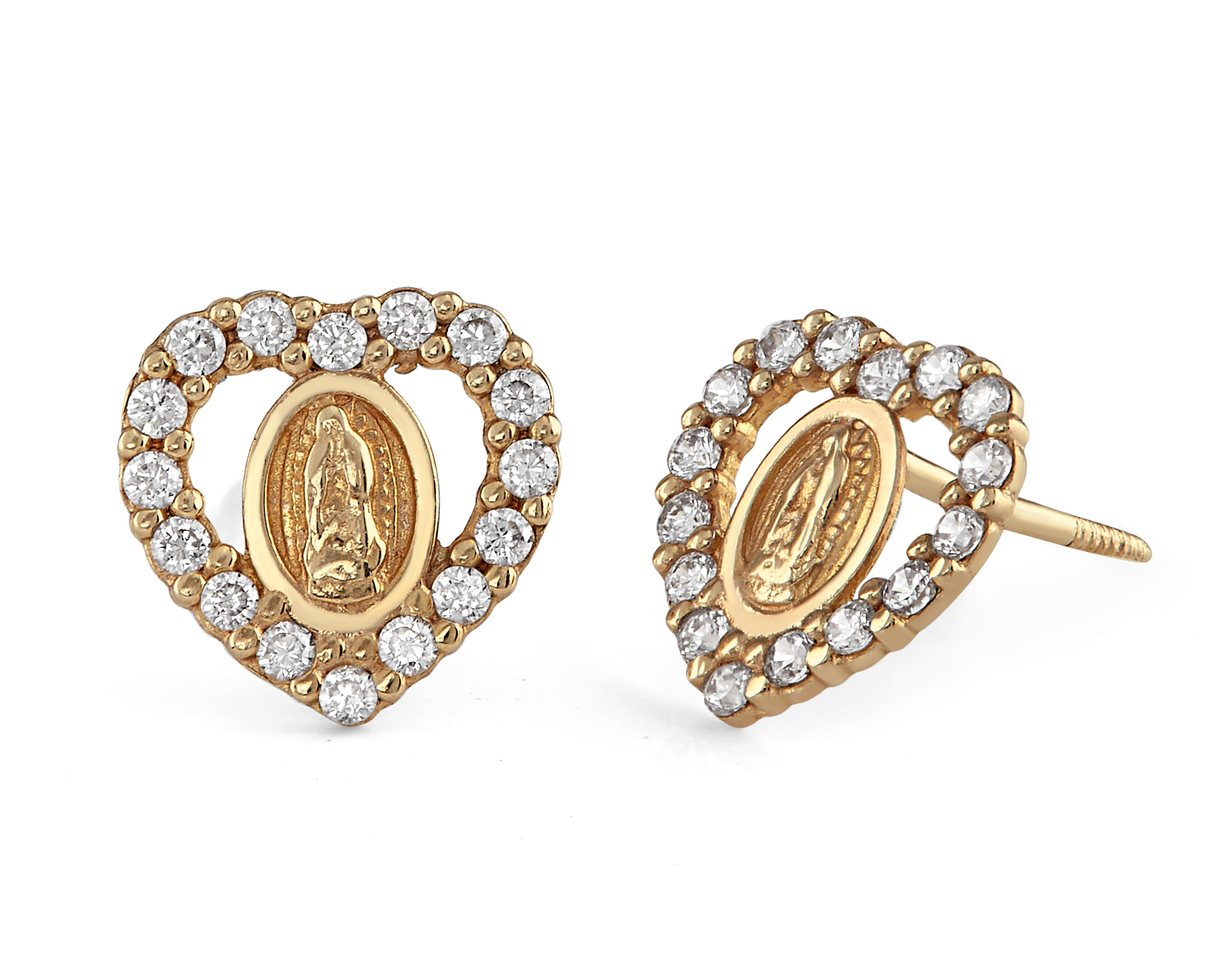 Broqueles de Oro 10K Sabelli $1,339