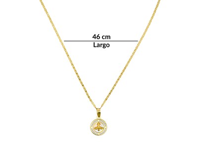 Foto 6 | Collar de Oro 10K Baby Colors