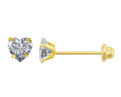 Foto 3 | Broqueles de Oro 14K Sentimientos