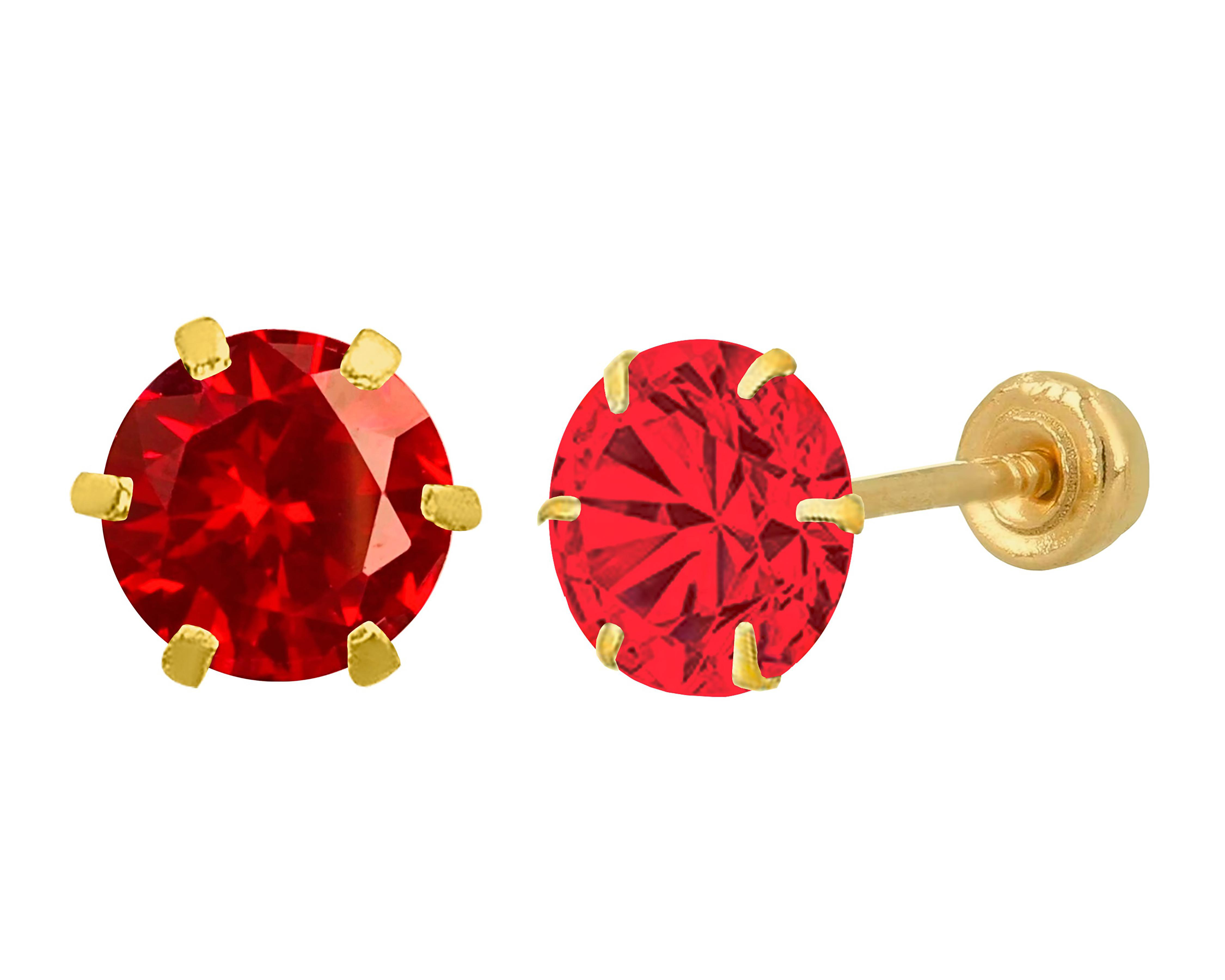 Broqueles de Oro 10K Baby Colors $369